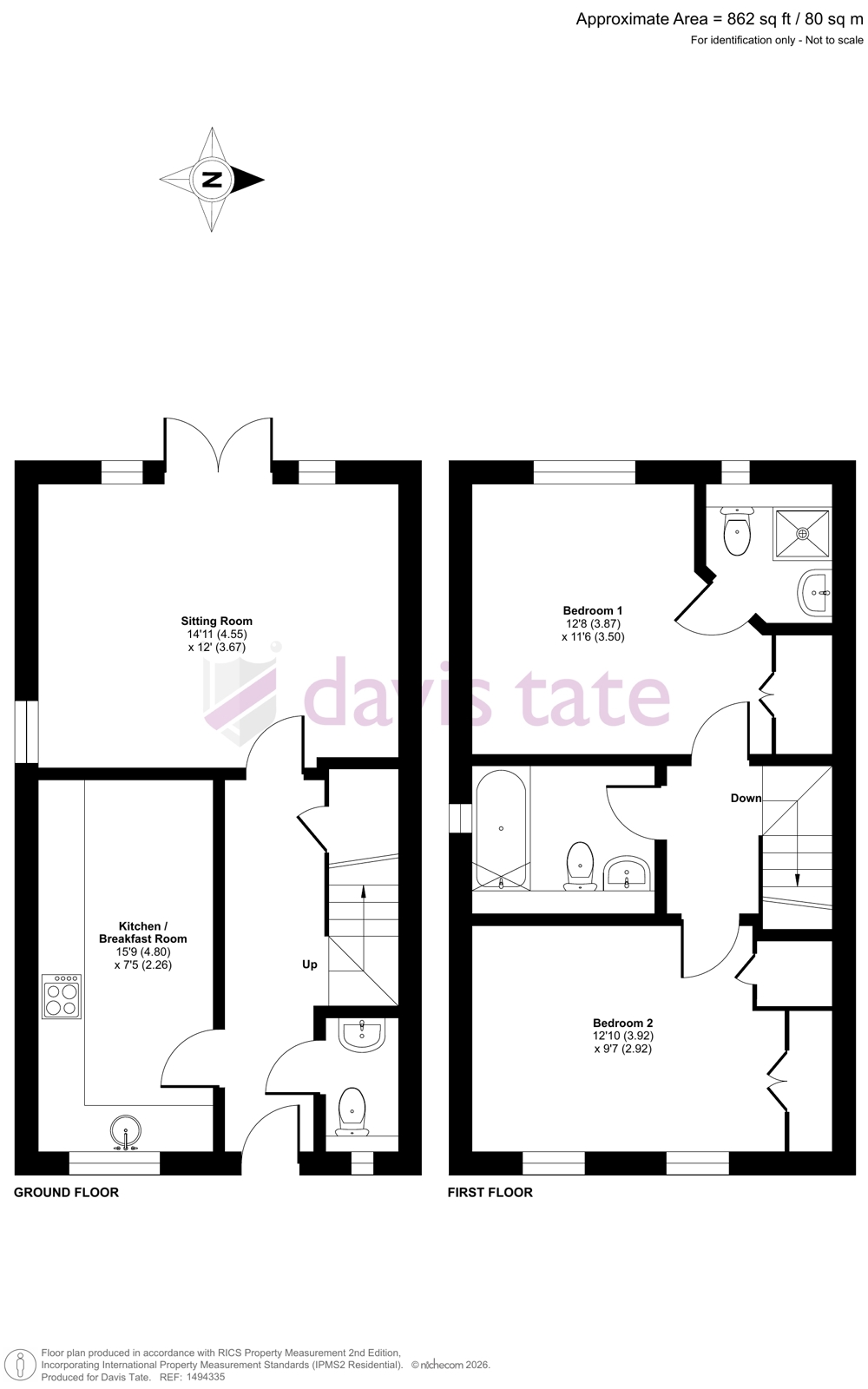 11, Chiltern Gardens, Reading floorplan