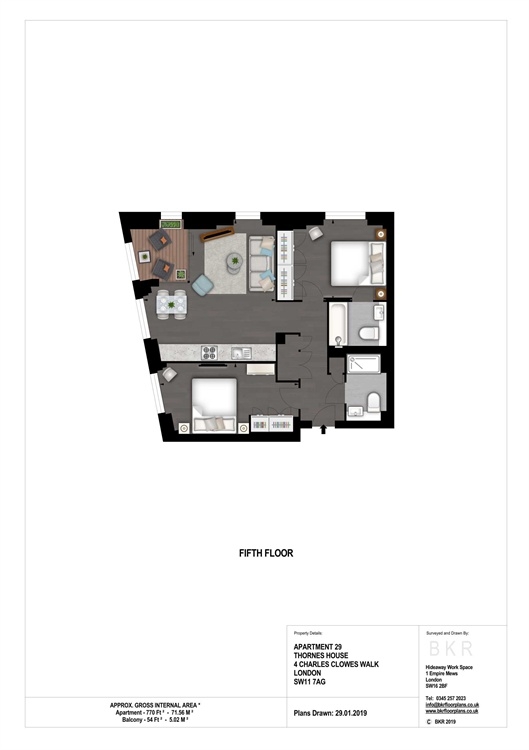 2 Bedrooms Flat to rent in Thornes House, The Residence, 6-8 Charles Clowes Walk, Battersea, London SW11