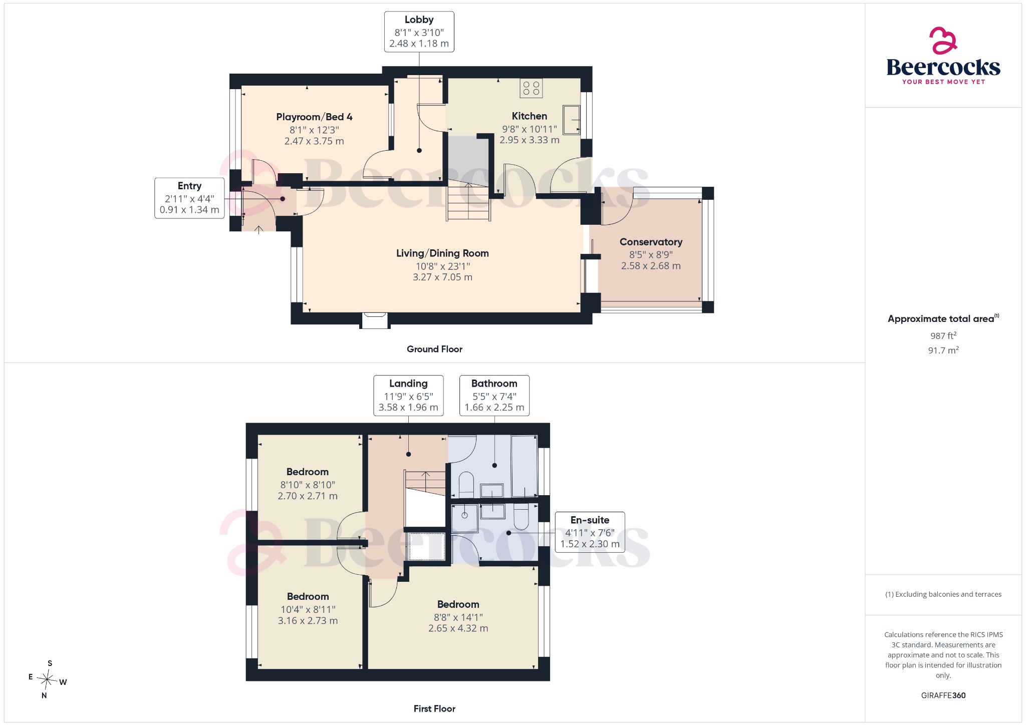 9 Basil Drive, Beverley, East Riding of Yorkshire floorplan