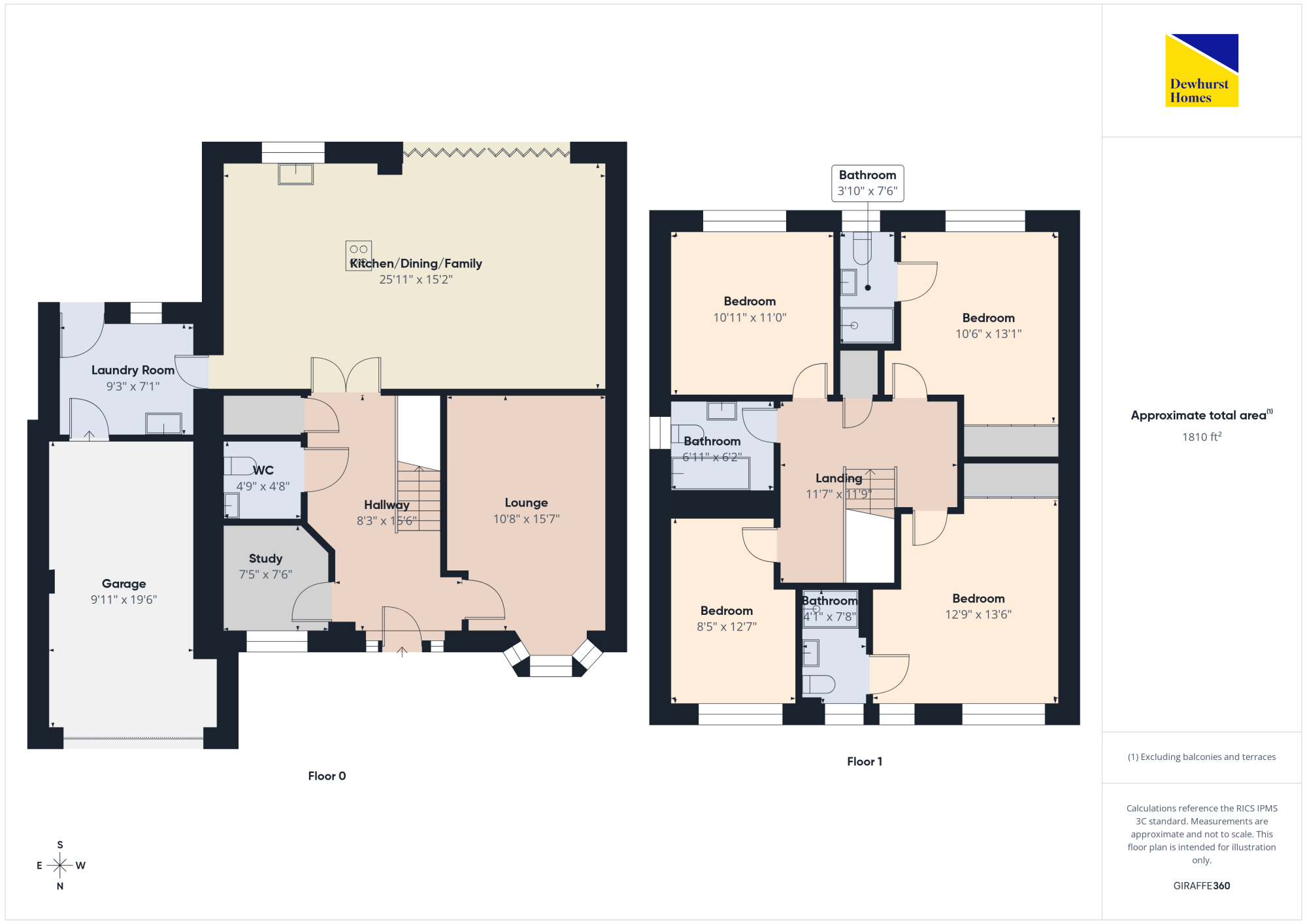 12, Wheatfields Road, Inskip floorplan