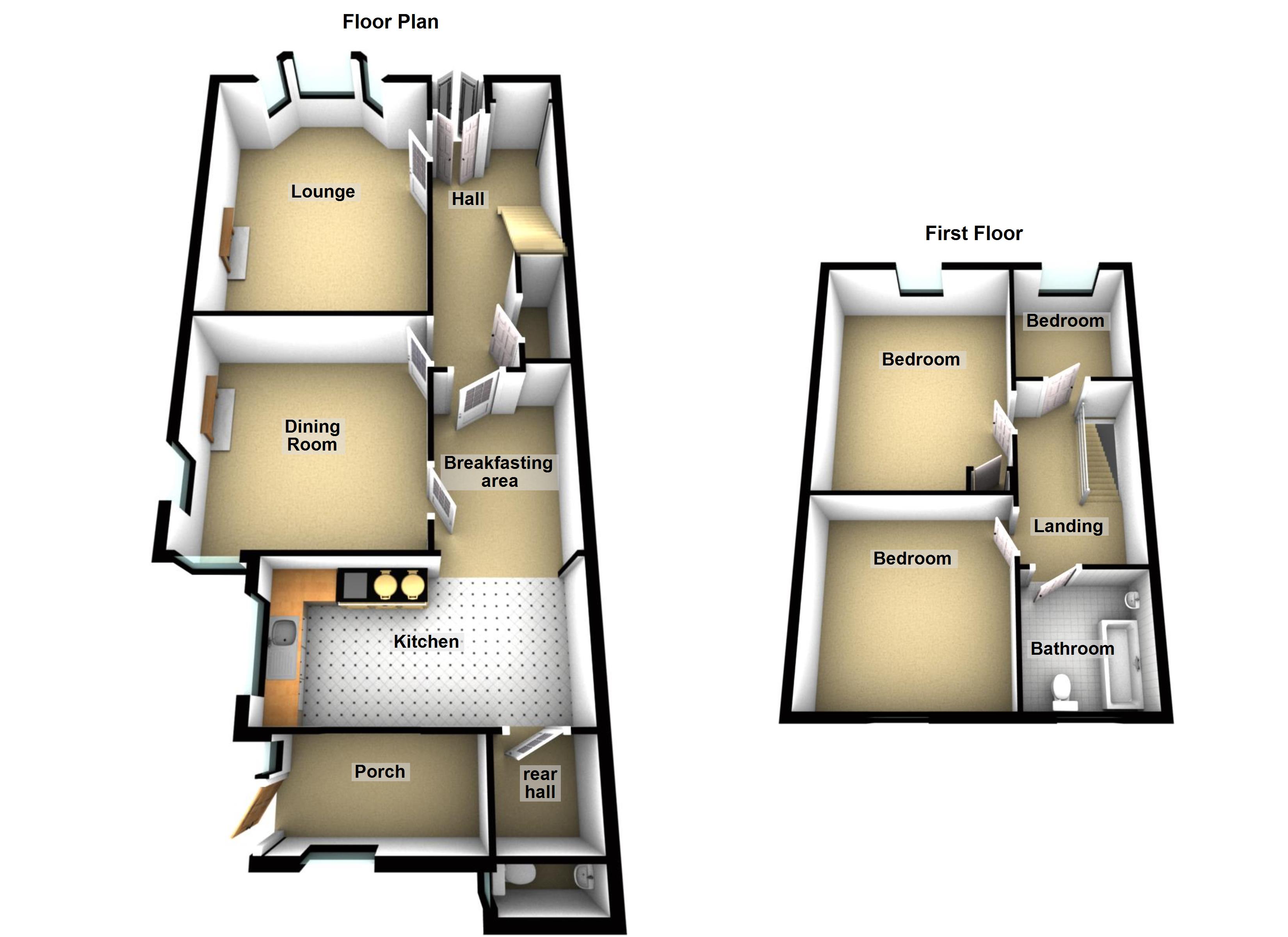 Glencona, Taybridge Terrace, Aberfeldy floorplan