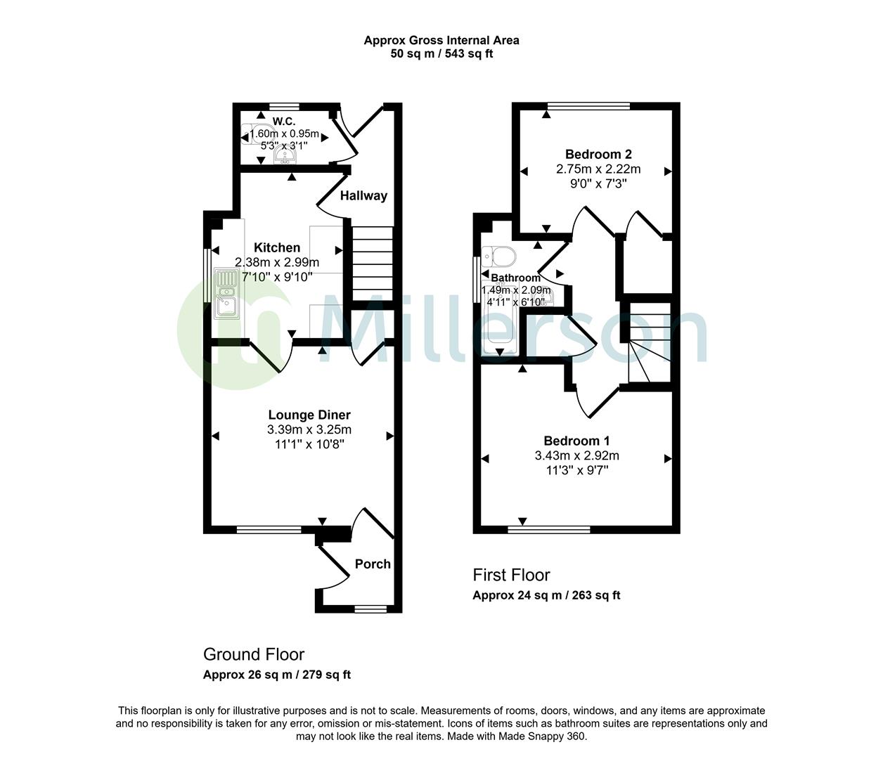 25A, Tremayne Road, St. Austell floorplan