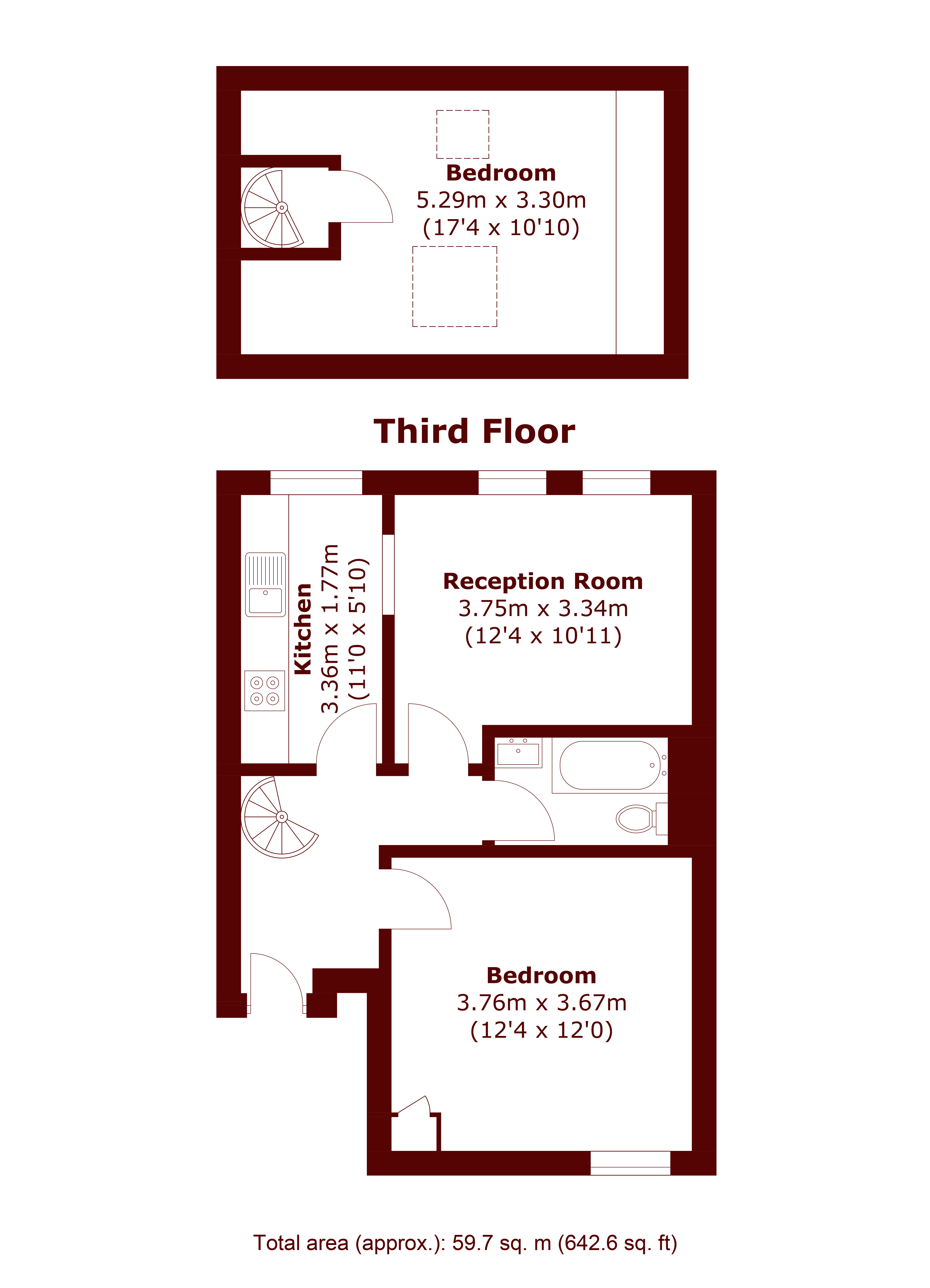 Cavendish Road, London floorplan