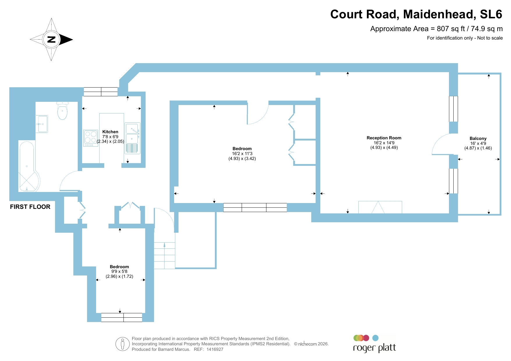 Flat 5, Somerlea, Court Road, Maidenhead floorplan