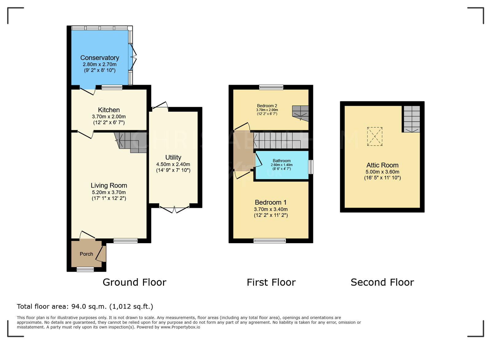 8, Laburnum Drive, Porthcawl floorplan