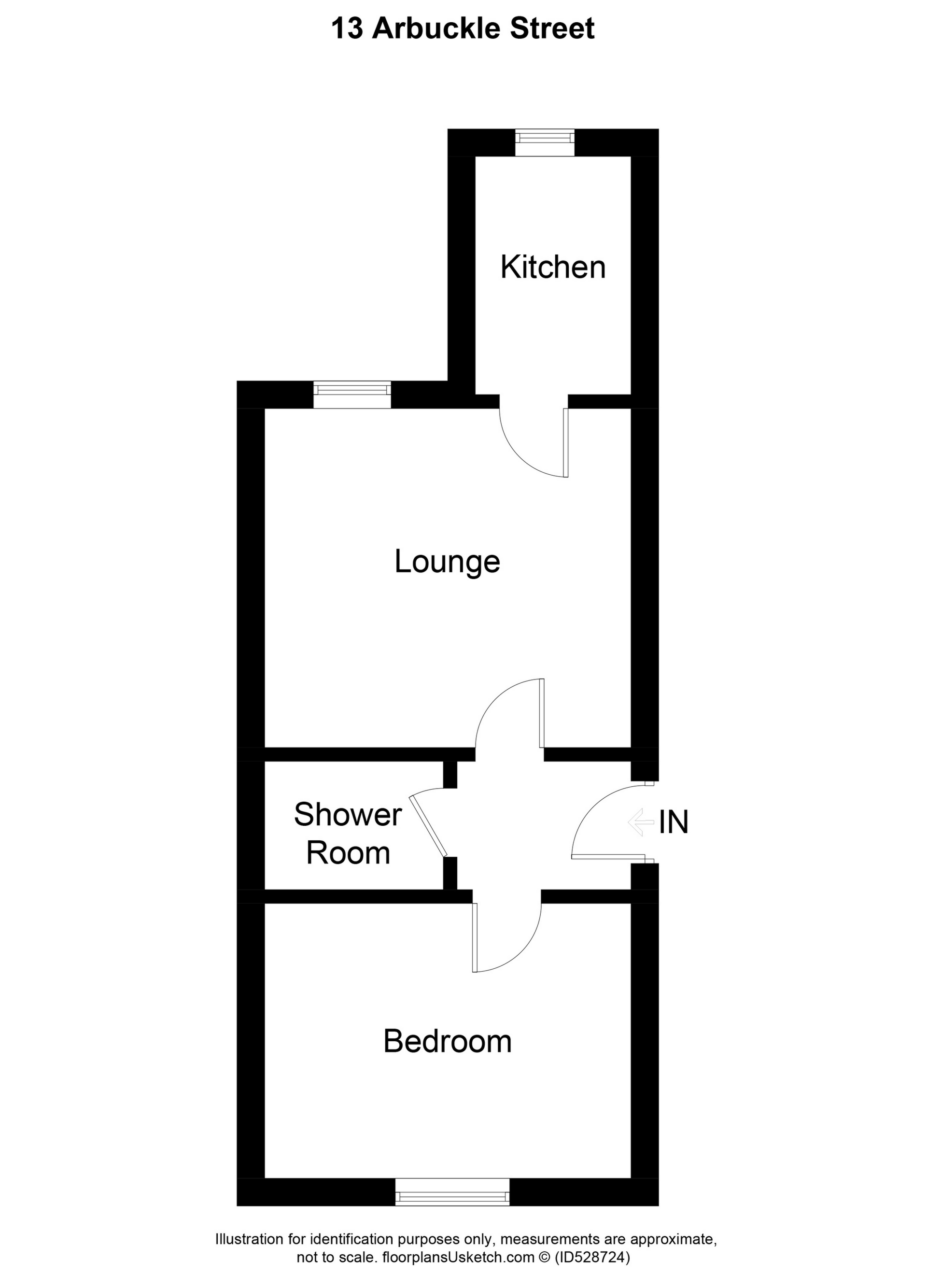 1 Bedrooms Flat for sale in Arbuckle Street, Kilmarnock KA1