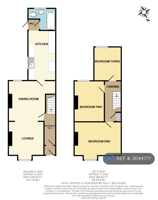 Garland Road, Poole floorplan