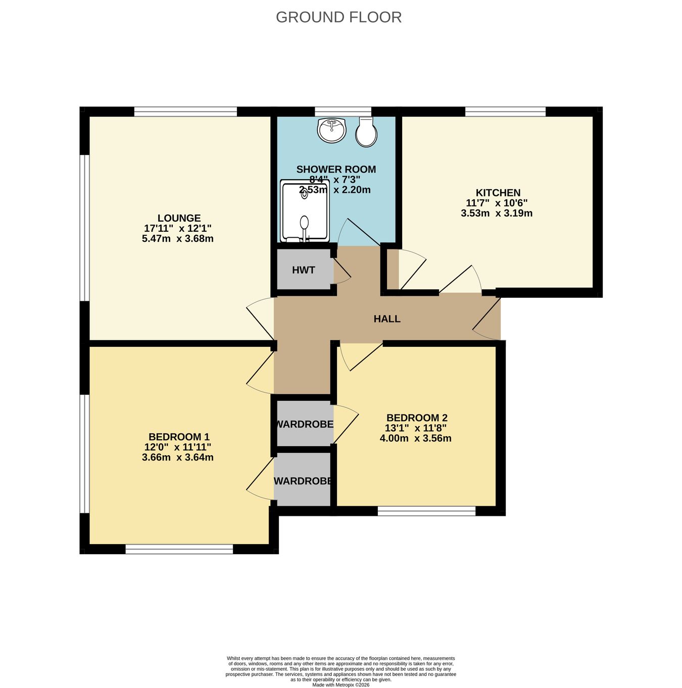 14, Mayfield Way, Bexhill-on-Sea floorplan