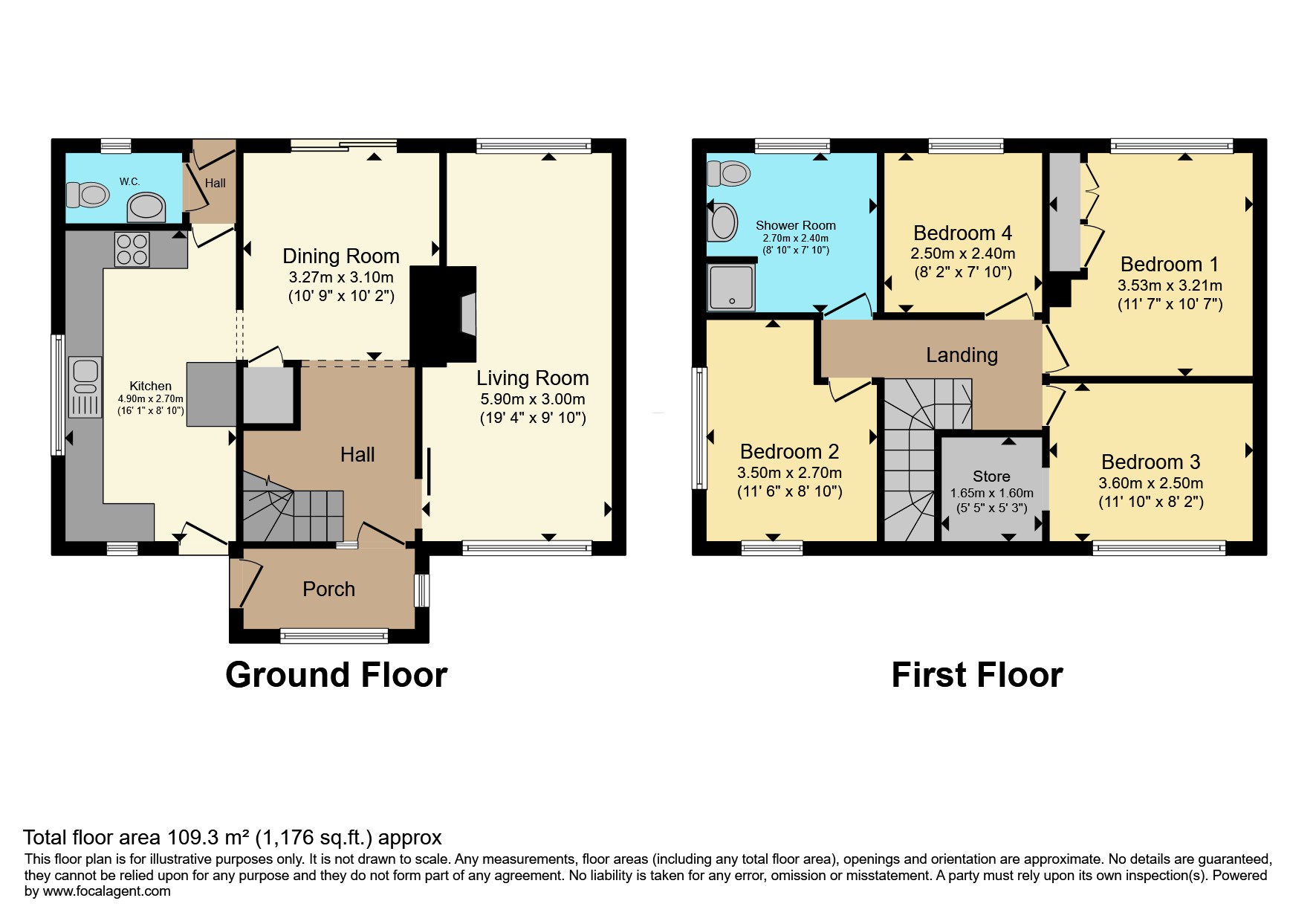 112, Lewis Street, Bargoed floorplan