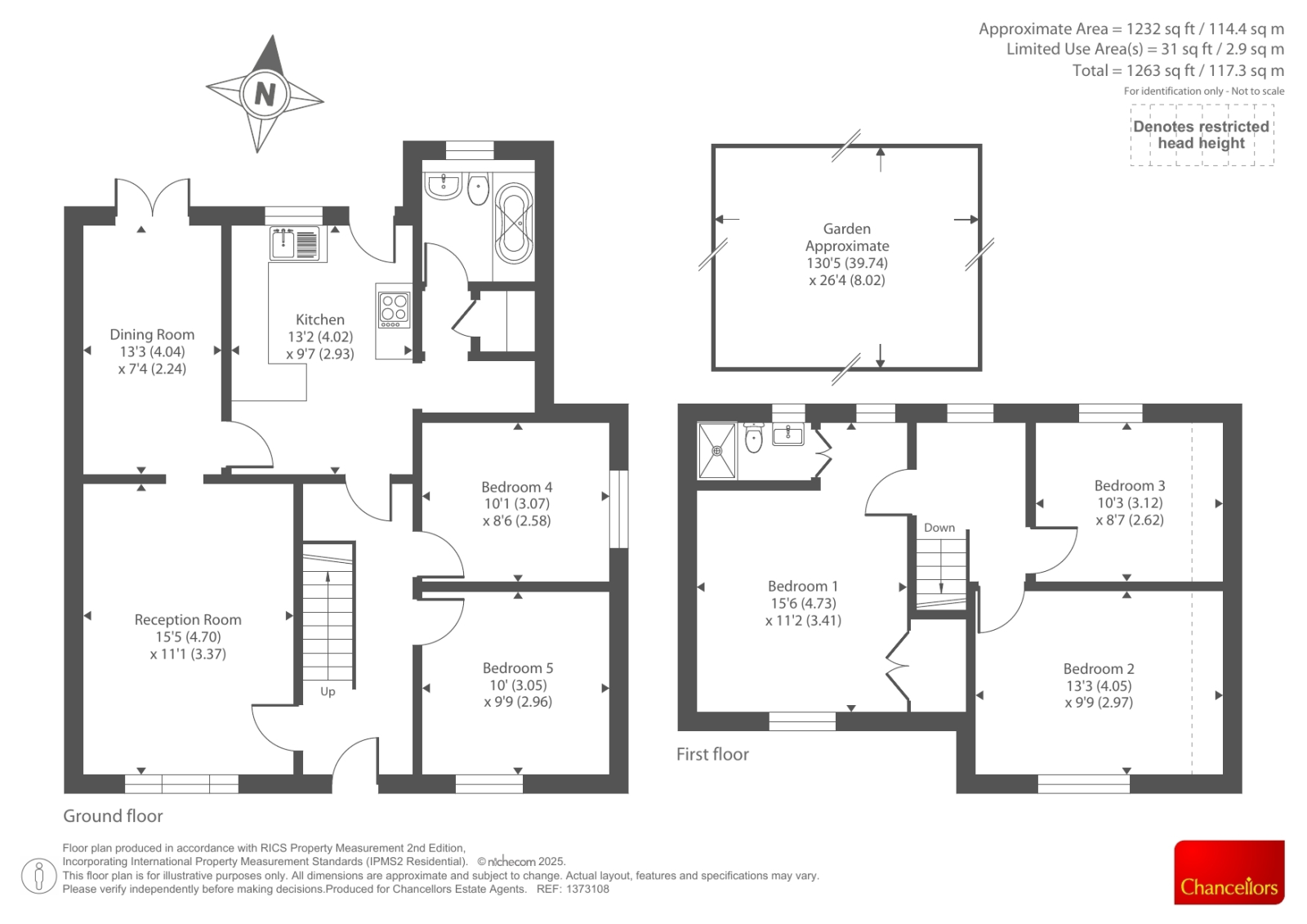 215, London Road, Oxford floorplan