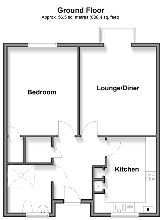 Kingsdown Close Hempstead, Gillingham floorplan