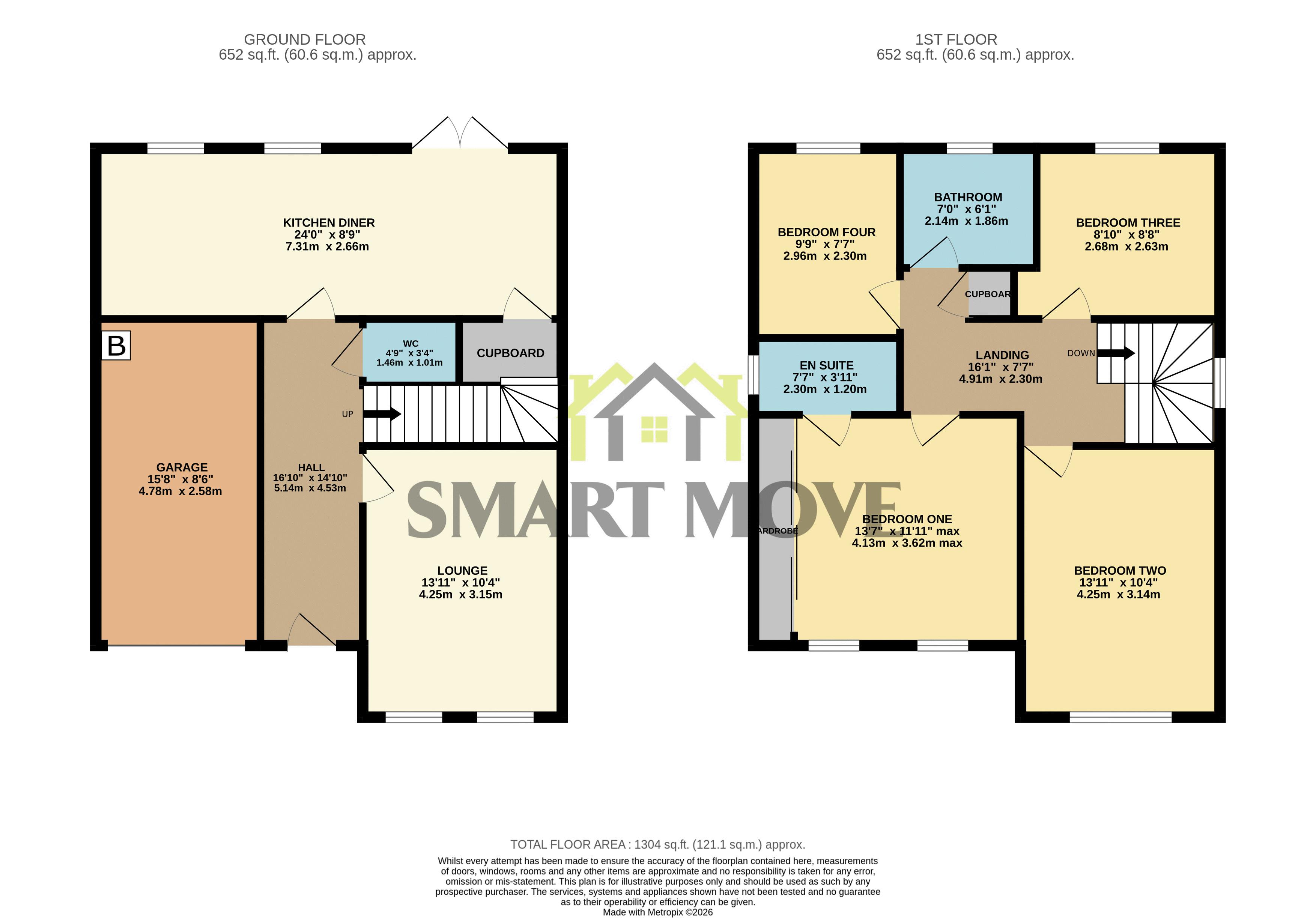 15, Brick Kiln Way, Preston floorplan