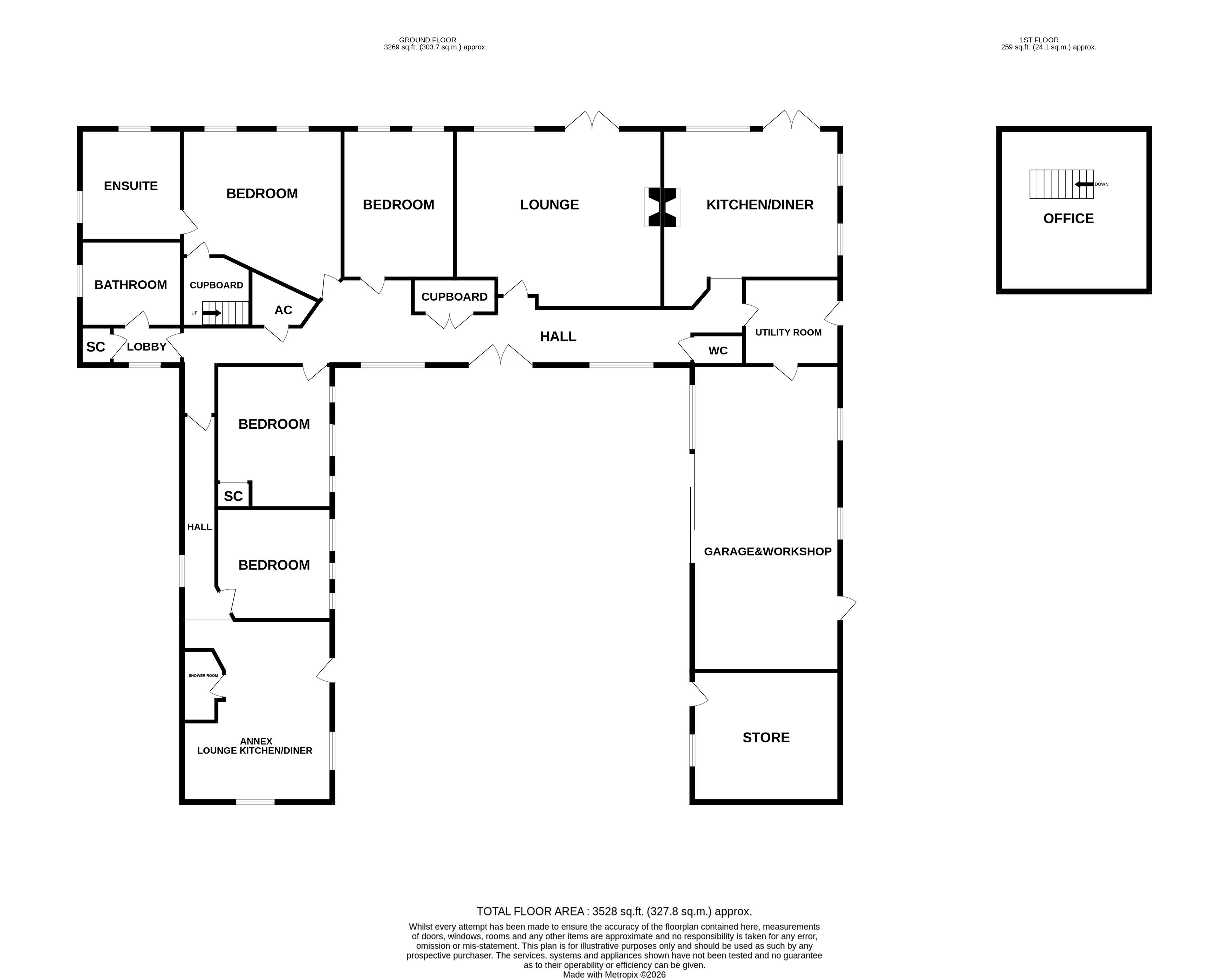 The Stables, The Stables, Sandy floorplan