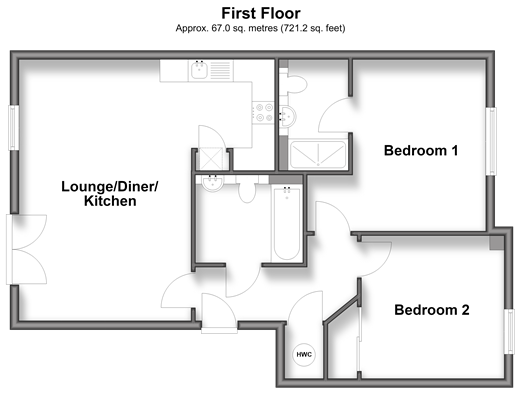 Sherwood Avenue, Aylesford floorplan