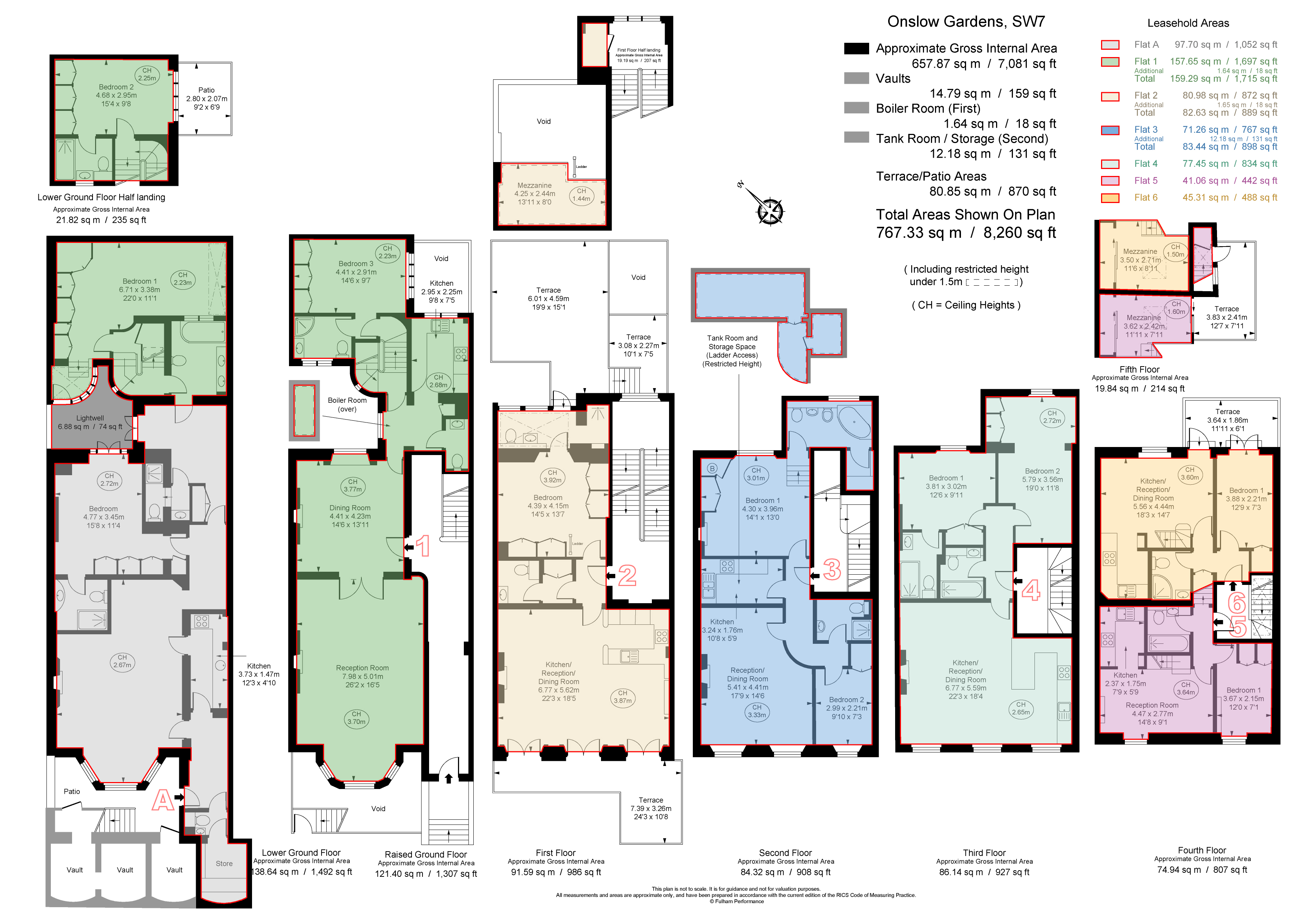47, Onslow Gardens, London floorplan