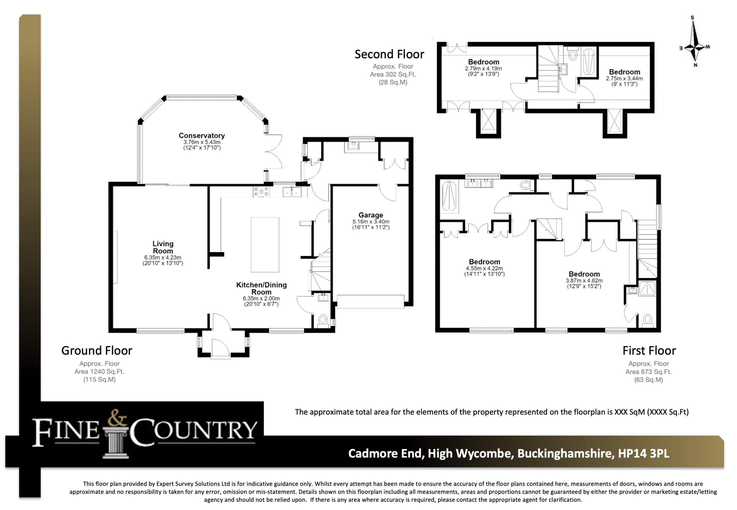 Cadmore End, Buckinghamshire floorplan