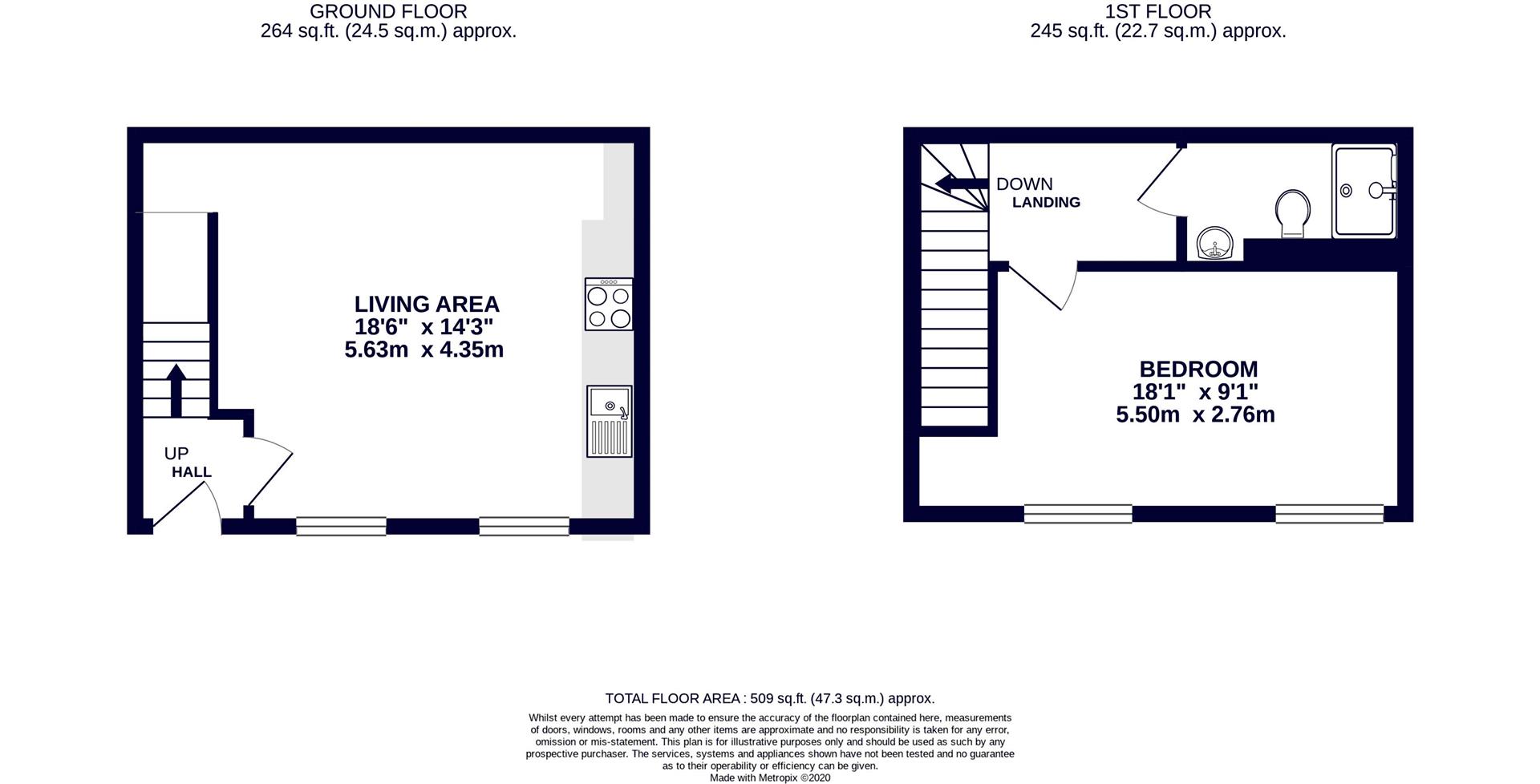 Winston House, High Road, Ickenham UB10, 1 bedroom end terrace house