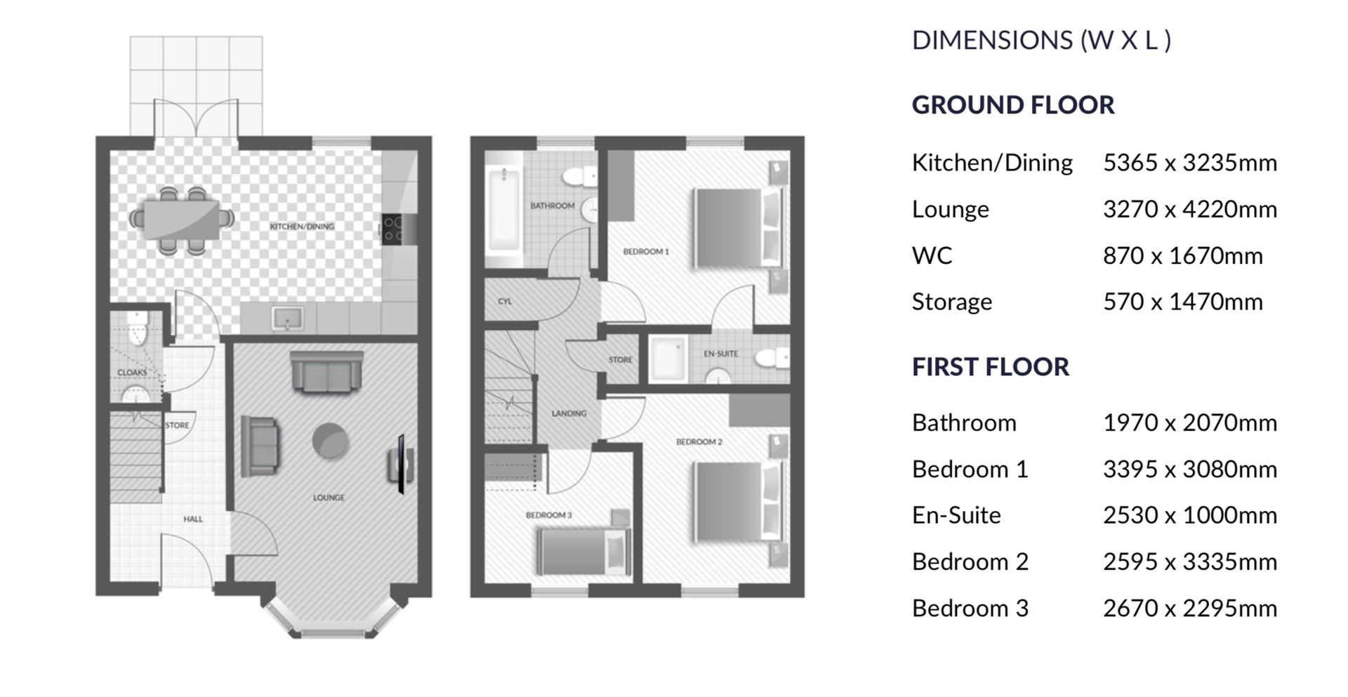1, Hawthorn Drive, Hemsworth floorplan