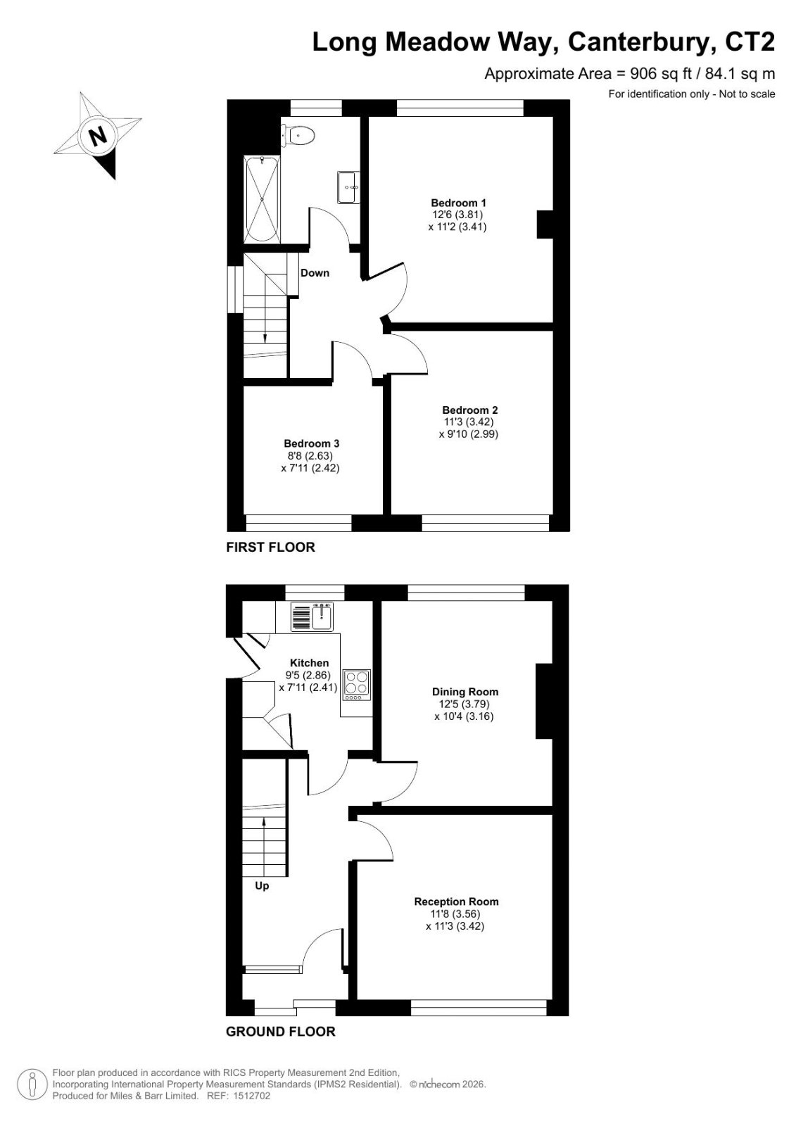 21, Long Meadow Way, Kent floorplan
