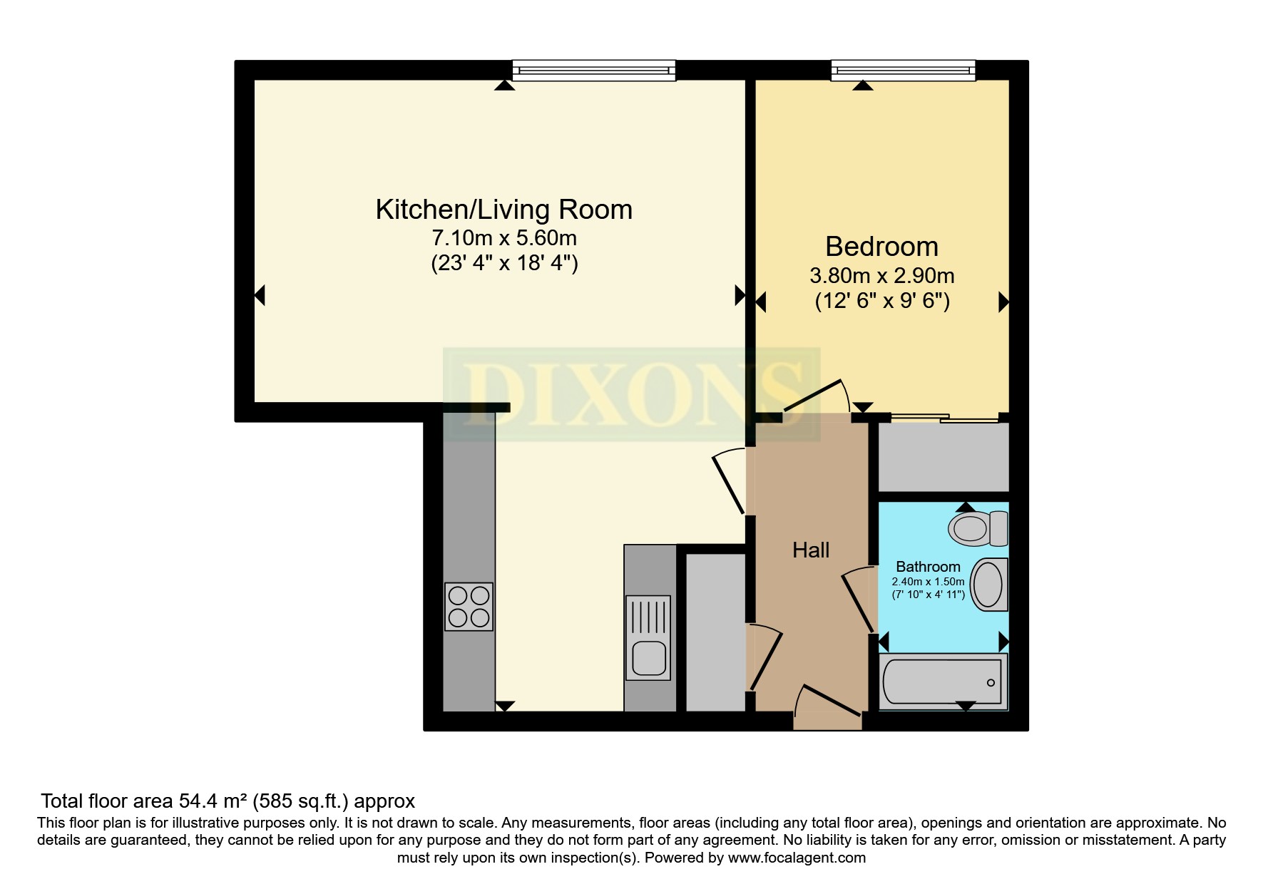 Apartment 623, Canal Wharf, 20, Waterfront Walk, West Midlands floorplan