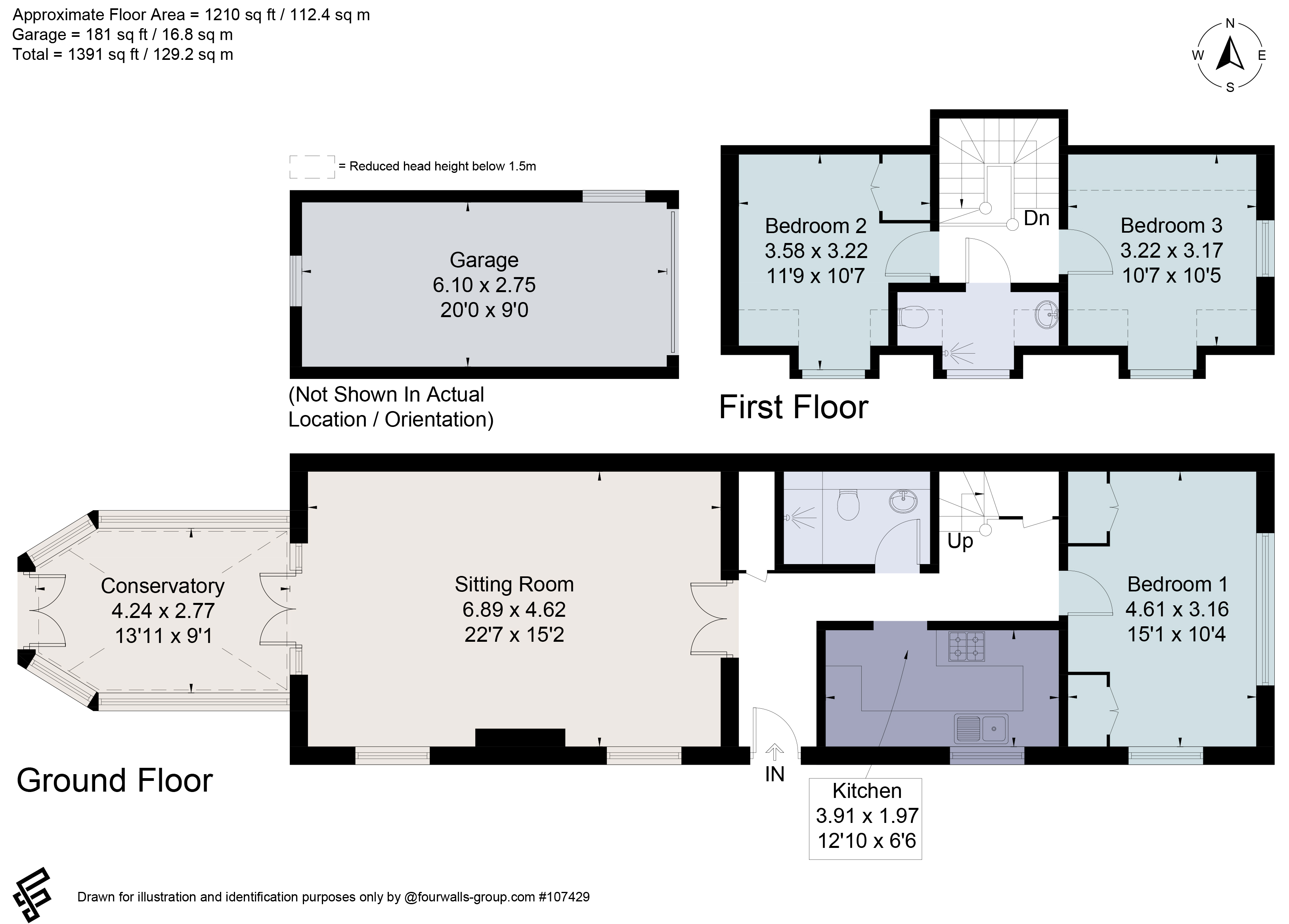 Bentley Cottage,, The Common, Dunsfold floorplan