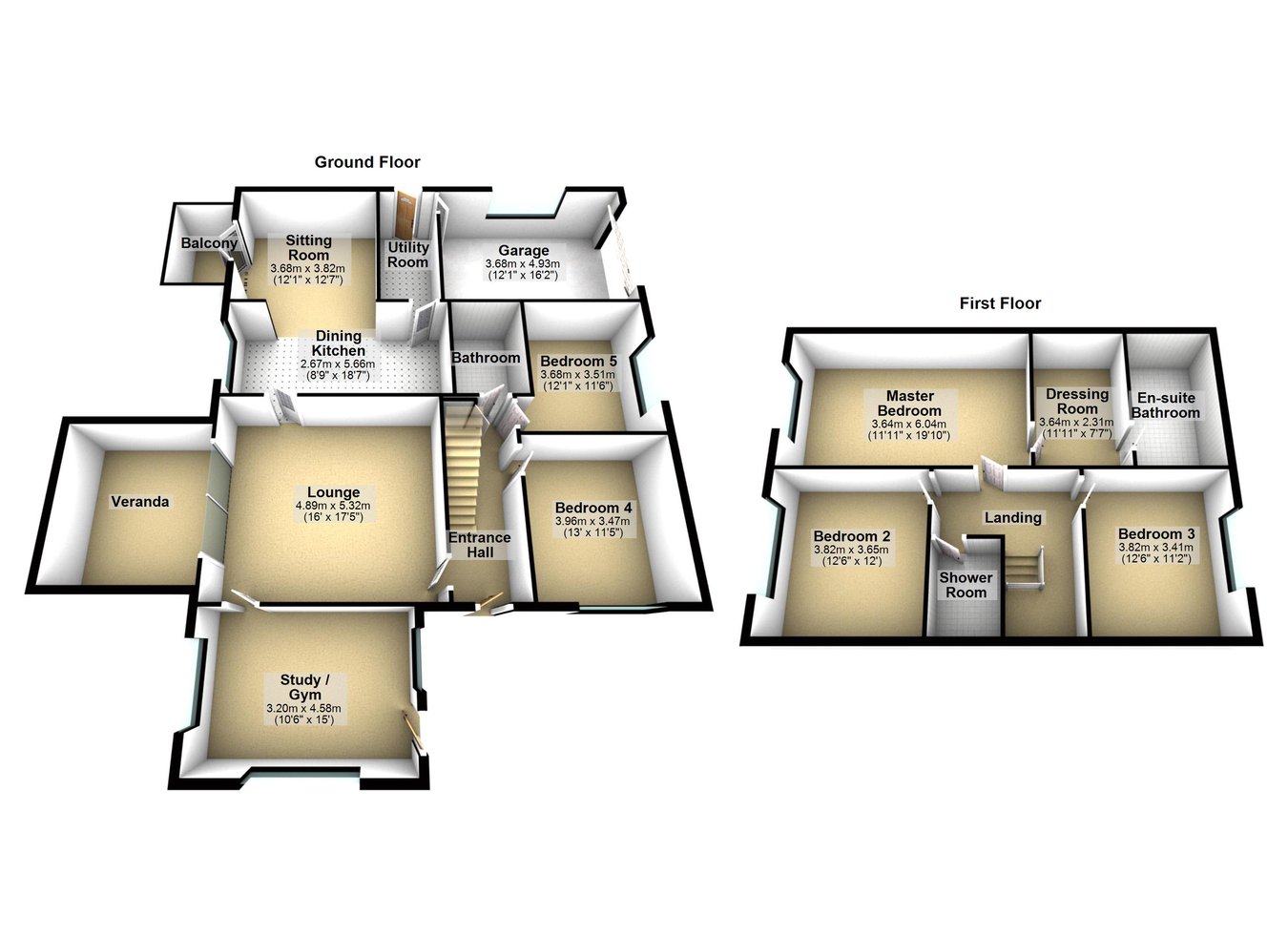 The Sycamore, Hill Lane, Holmfirth floorplan
