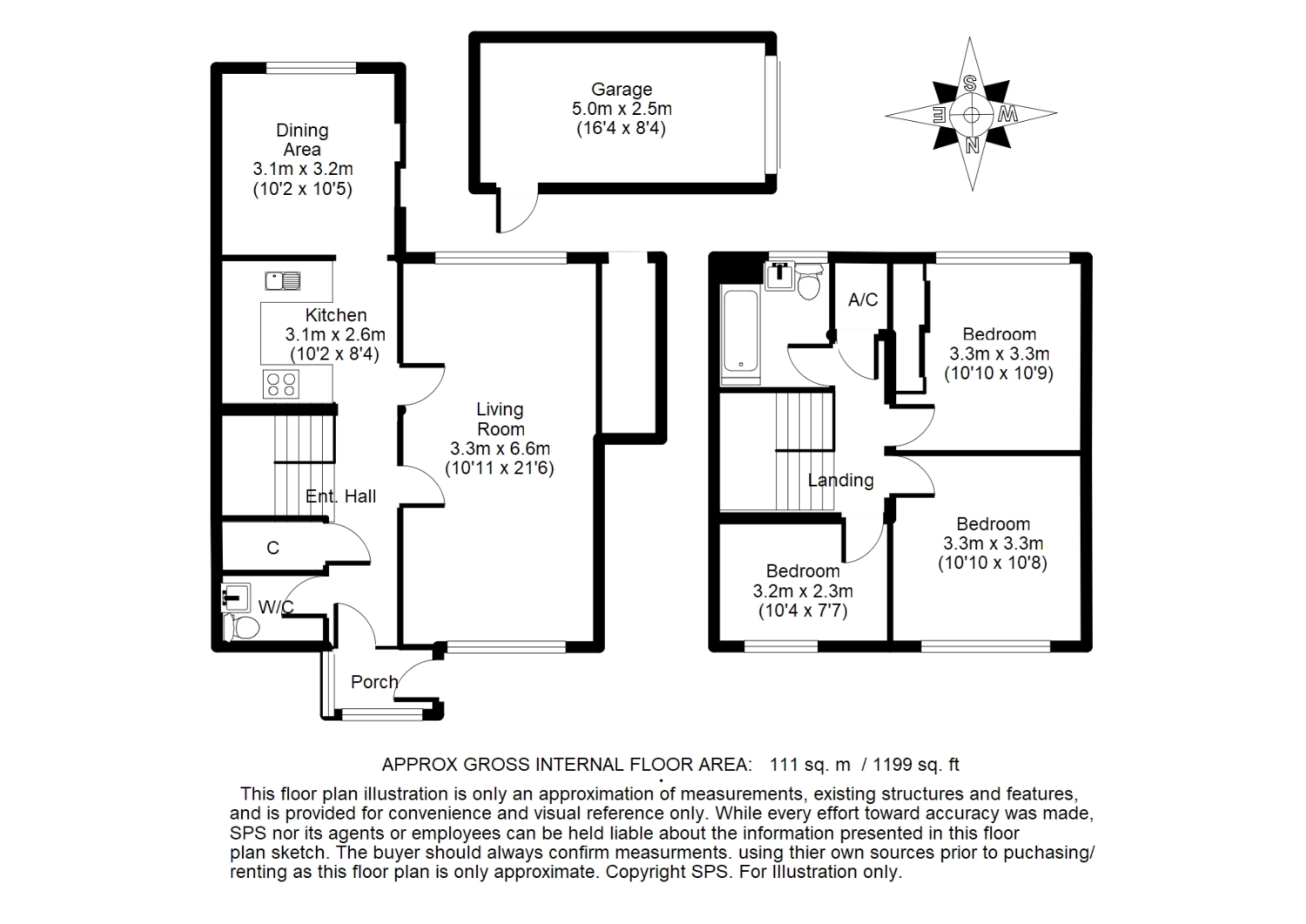 45, Pampas Close, Carterton floorplan