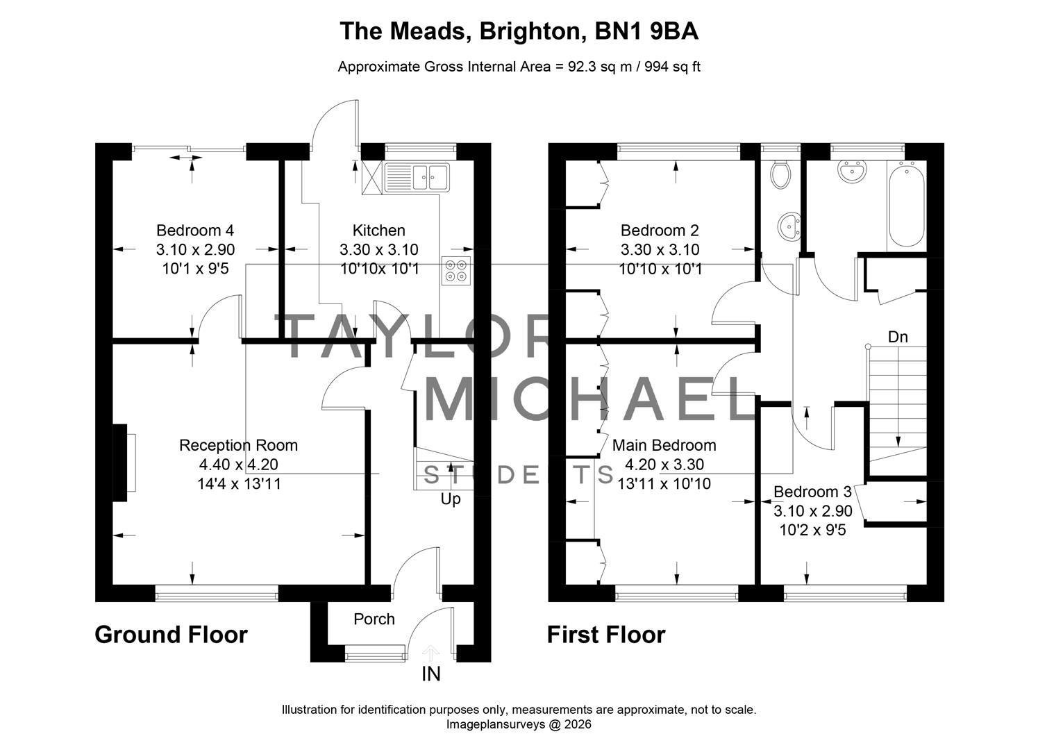 The Meads, Brighton floorplan