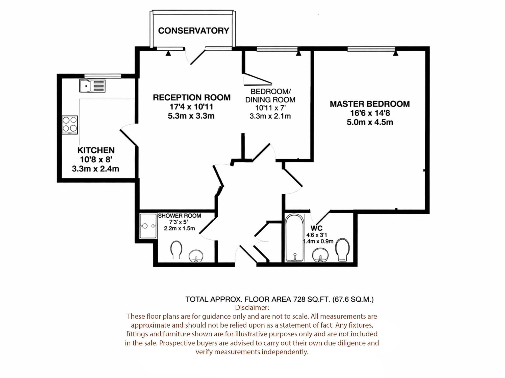 Flat 22, Eaton Court, Edgware floorplan