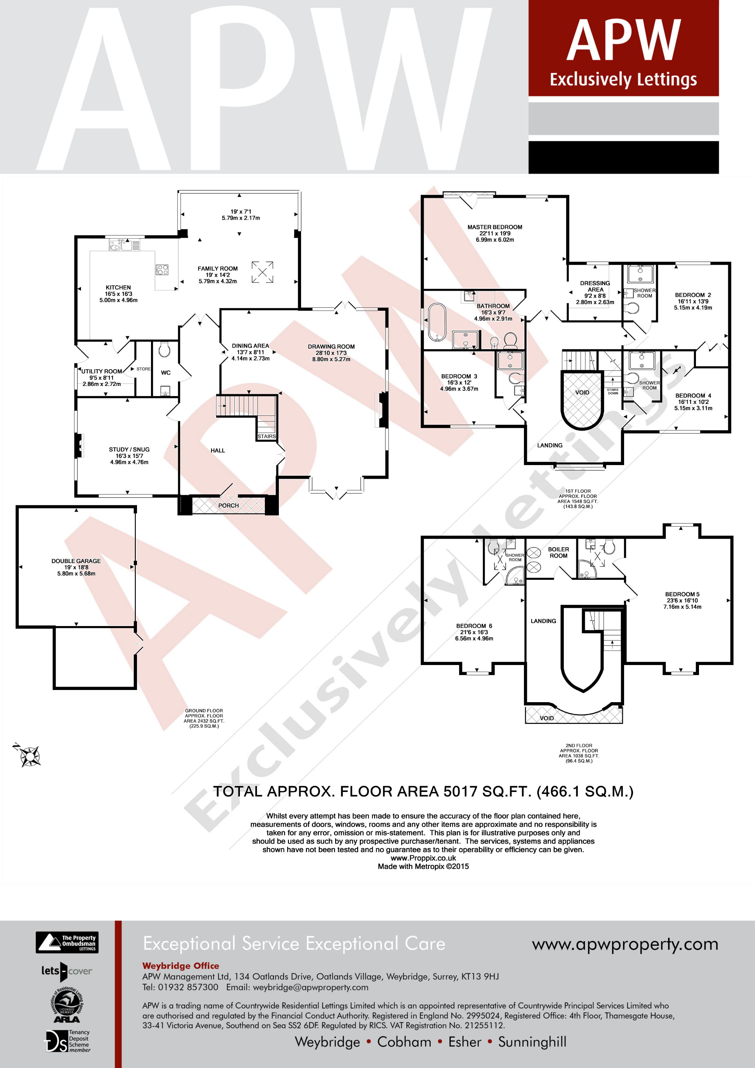 147, Old Woking Road, Surrey floorplan