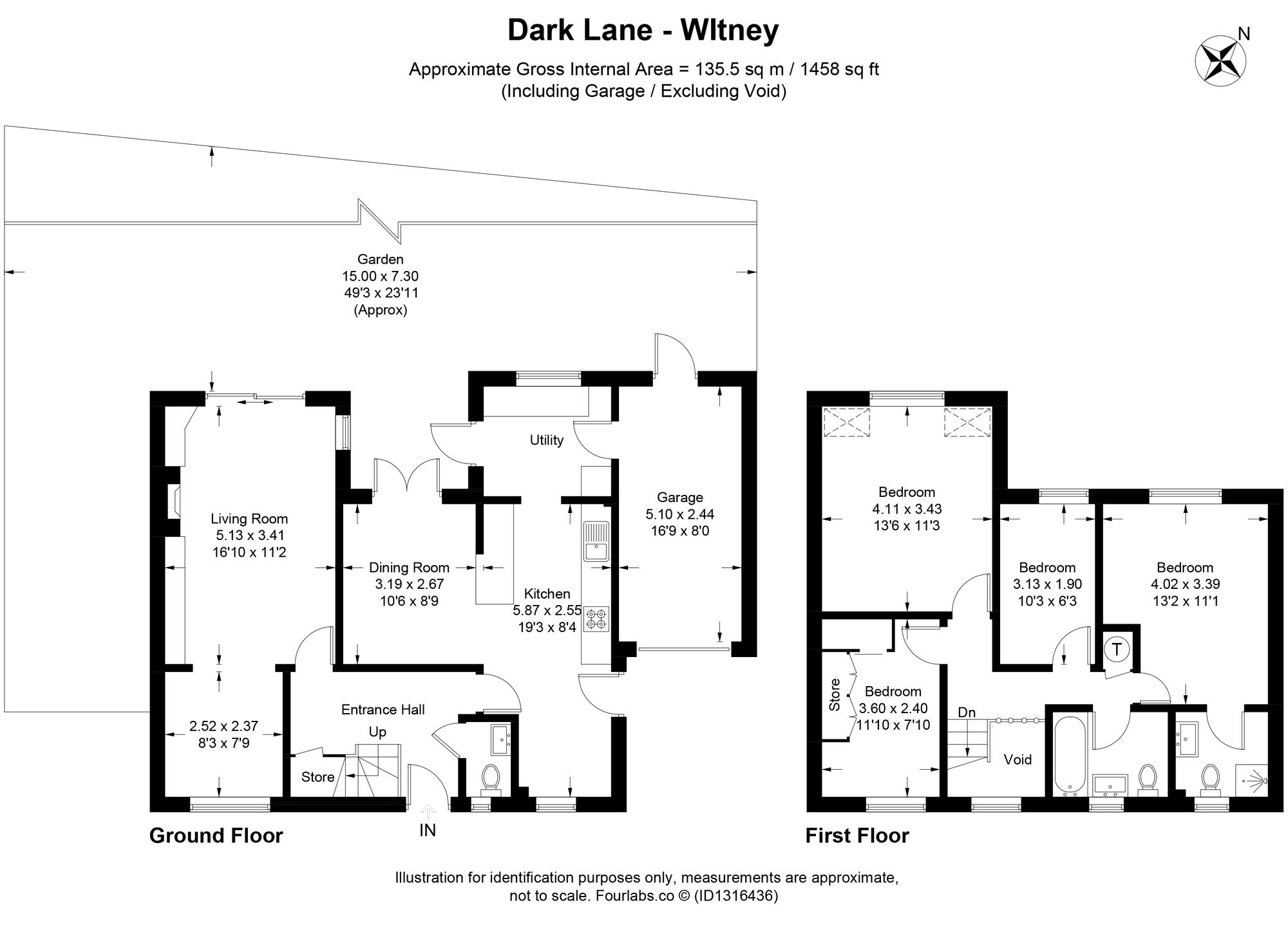 54 Dark Lane, Witney floorplan