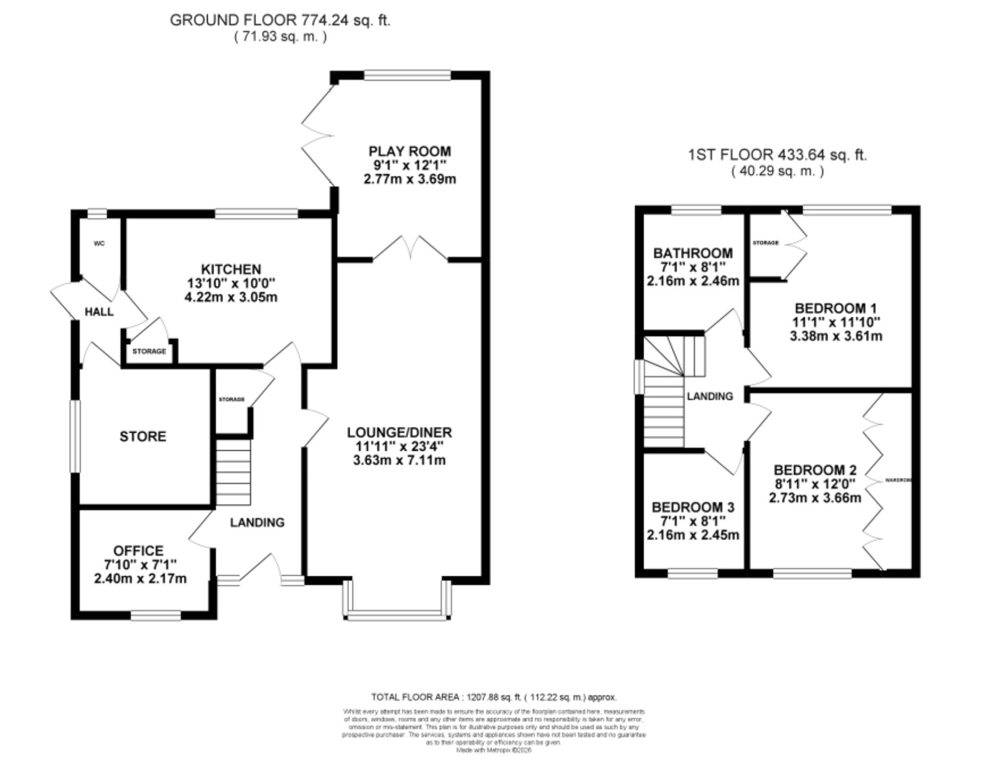 40 Pemberton Drive, Stoke-On-Trent floorplan