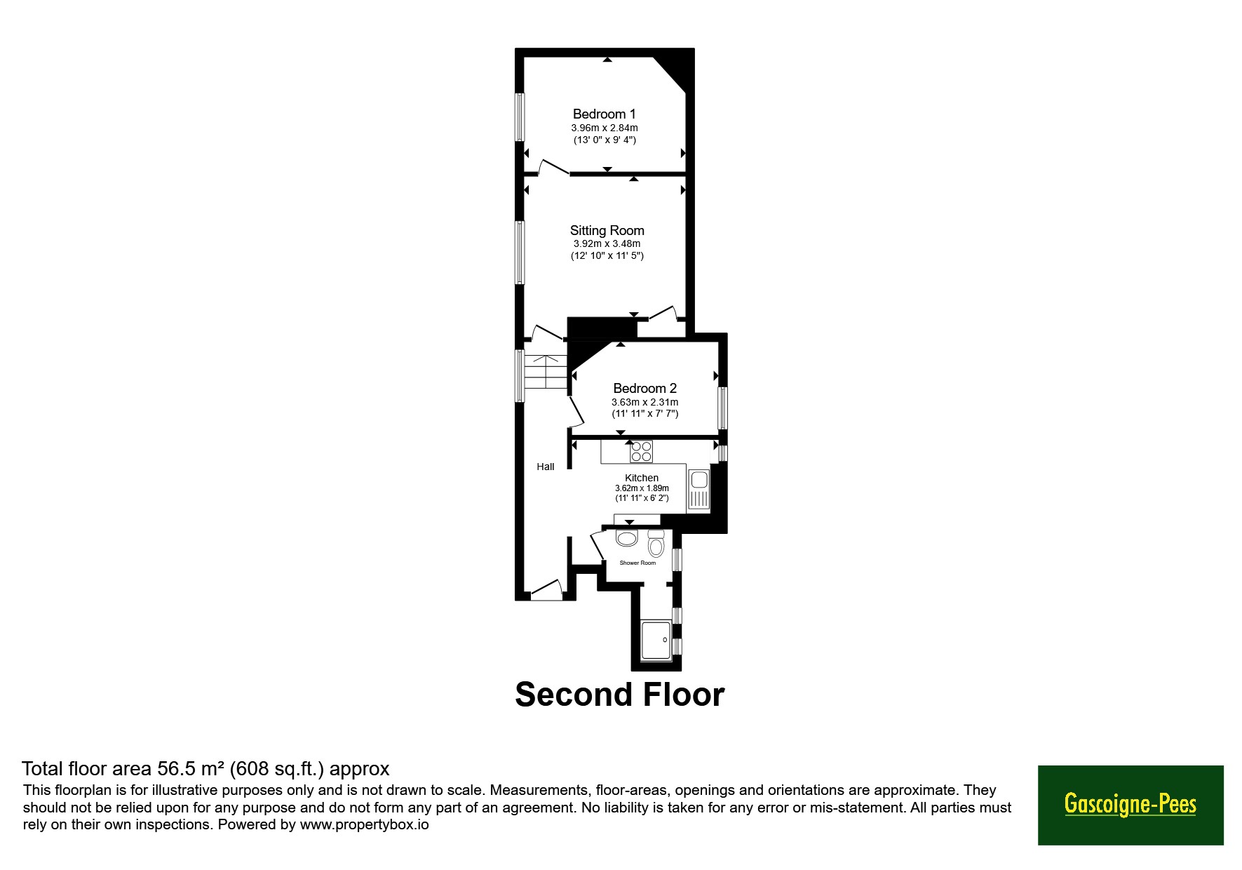 18 Wycliffe Buildings,, Portsmouth Road, Surrey floorplan