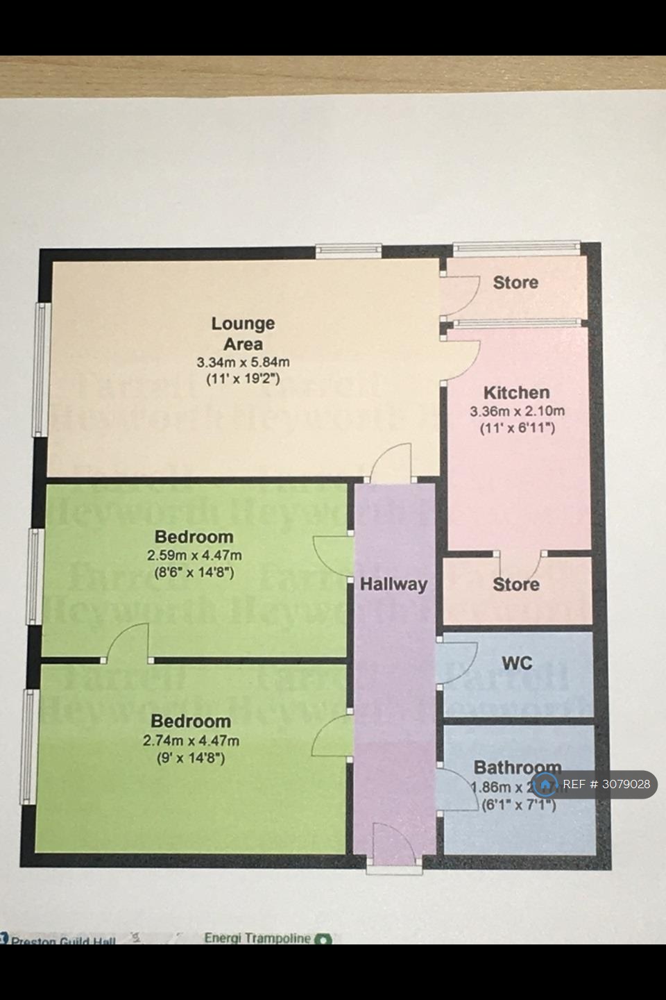 Sandown Court Avenham Lane, Preston floorplan