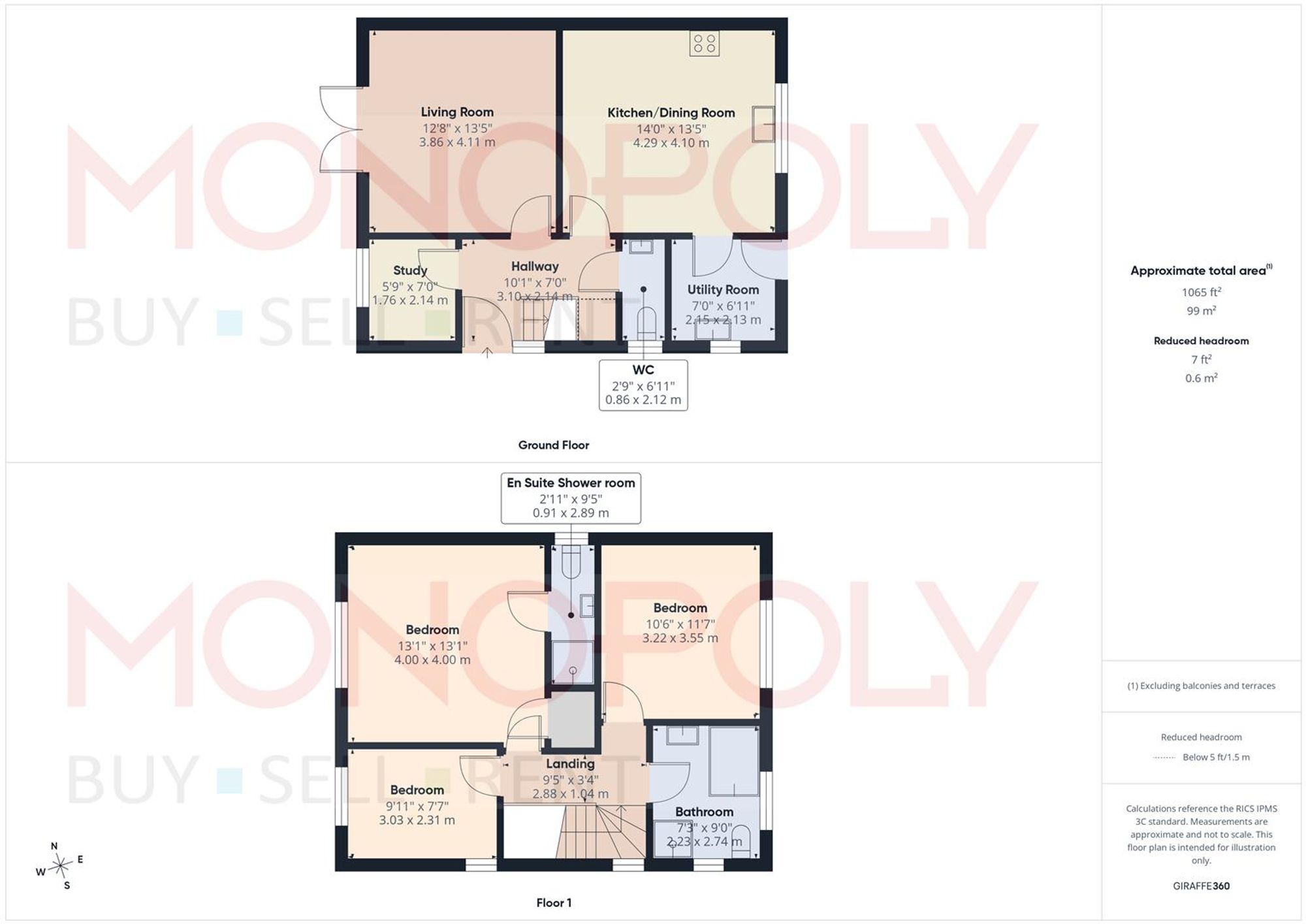 Ger Y Coed School Street, Wrexham floorplan