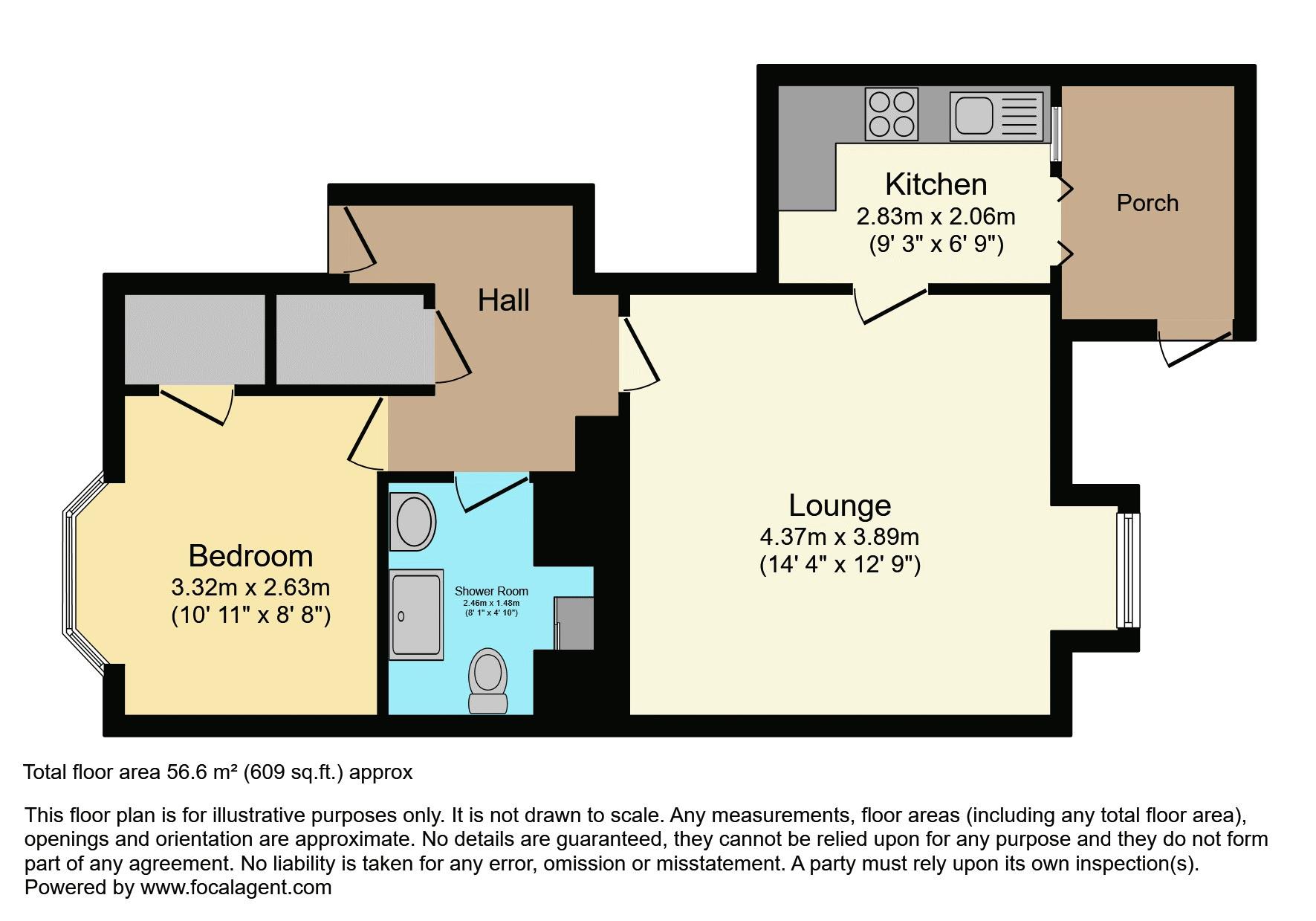 Brooklands, Dawlish EX7, 1 bedroom property for sale 68546069