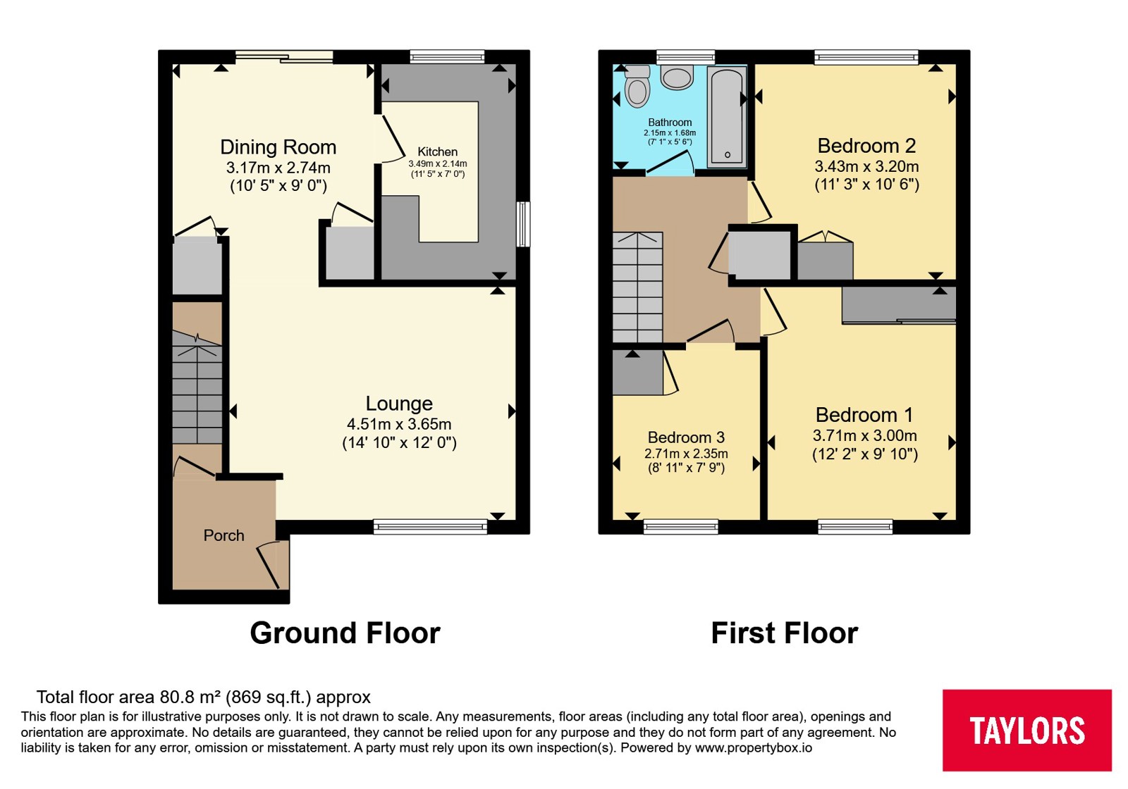 100, Witcombe, Bristol floorplan