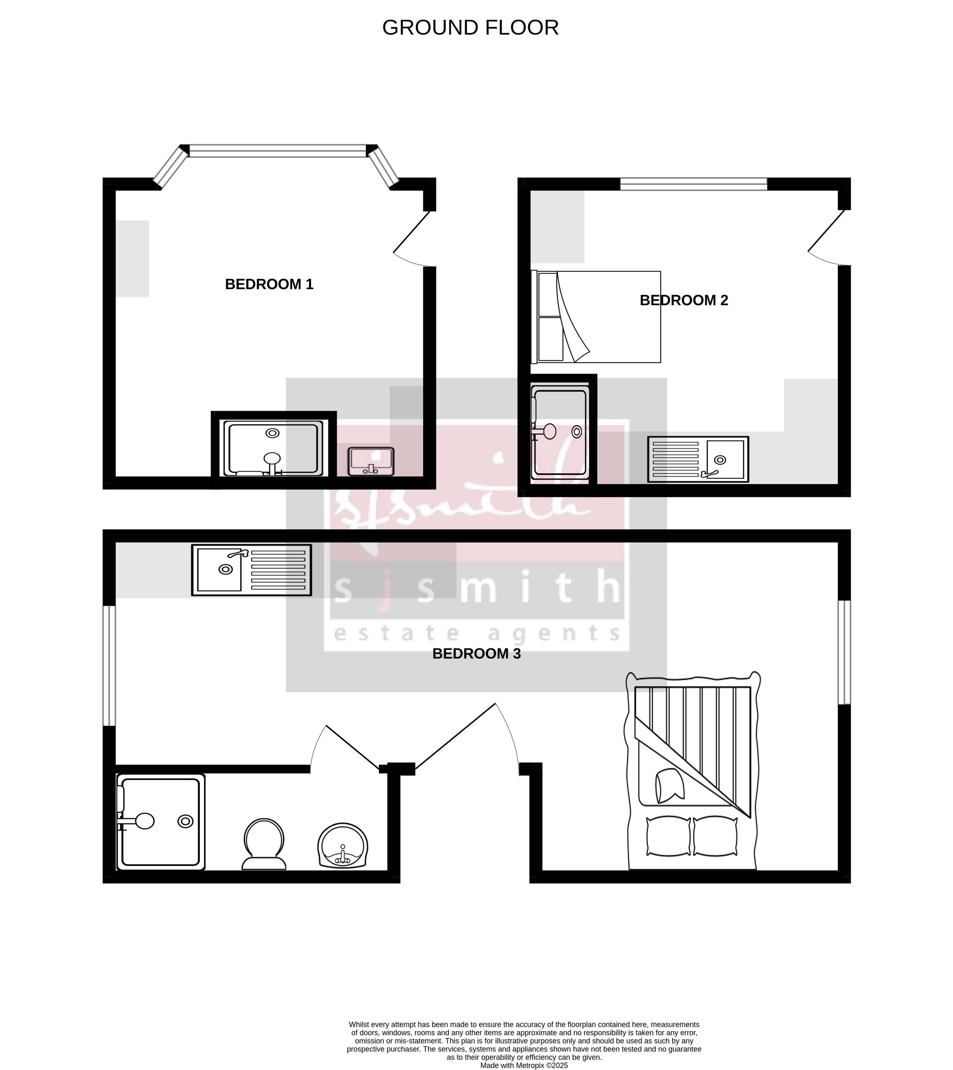 Room 3, 1, Village Way, Ashford floorplan