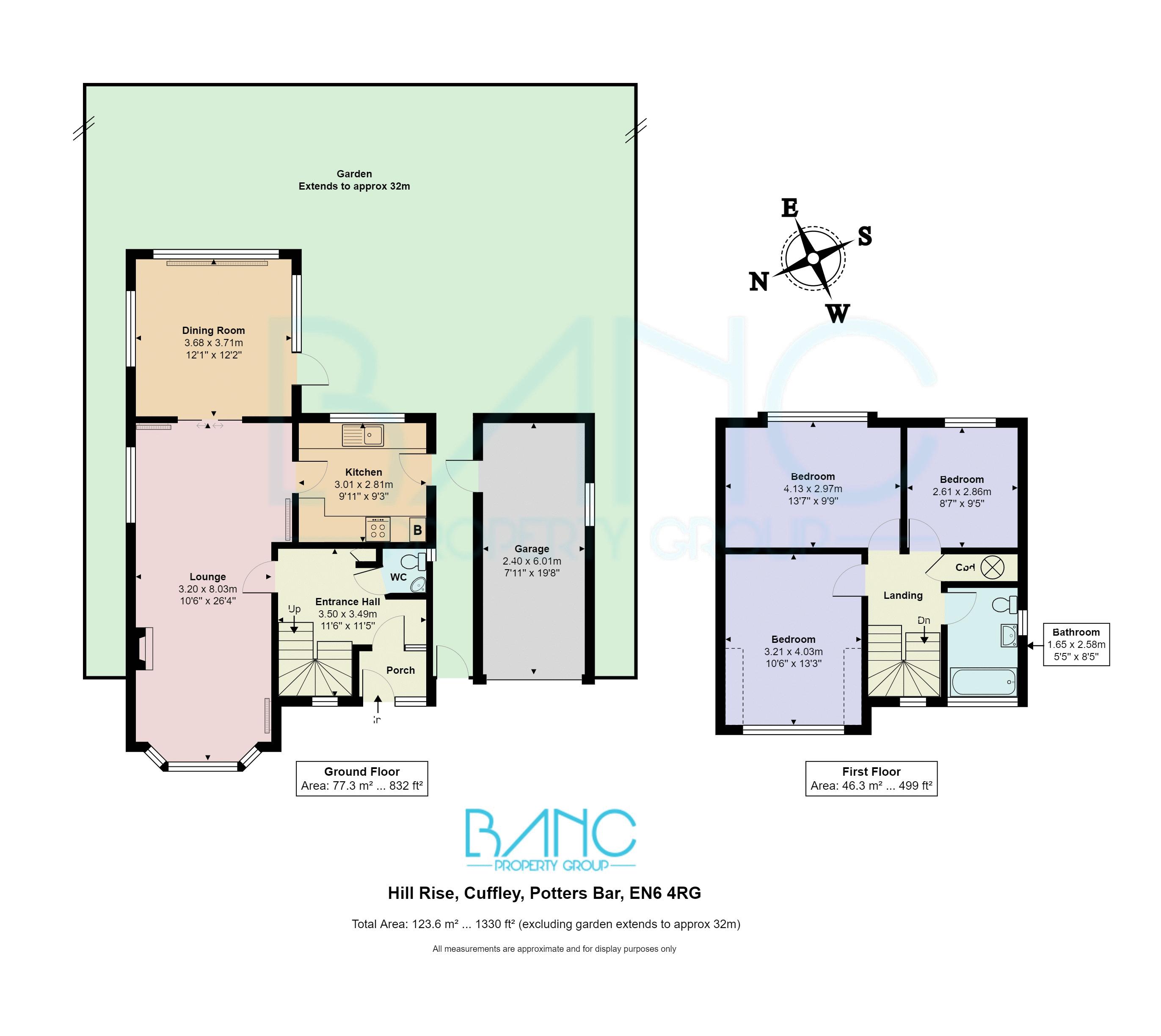 Hill Rise, Cuffley floorplan