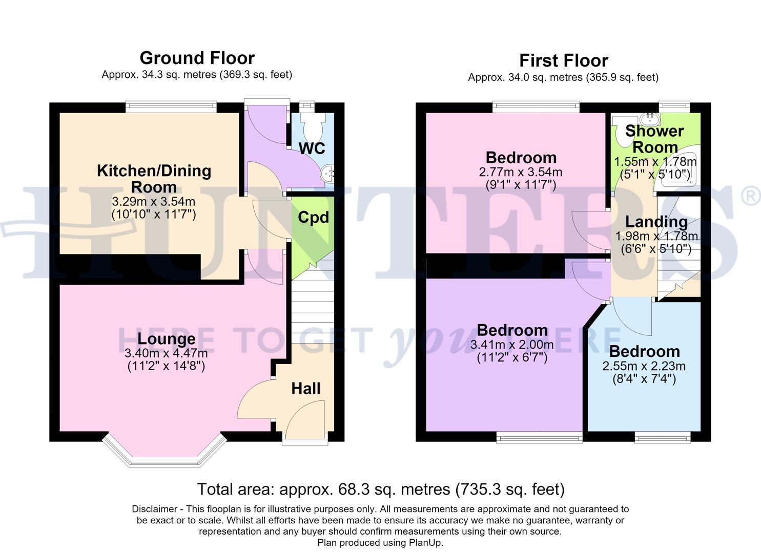 53, Charnwood Road, Manchester floorplan