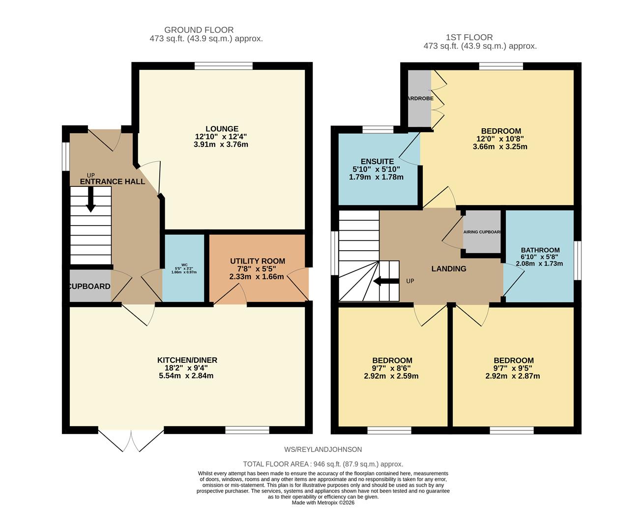 34, Wren Street, Old Harlow floorplan
