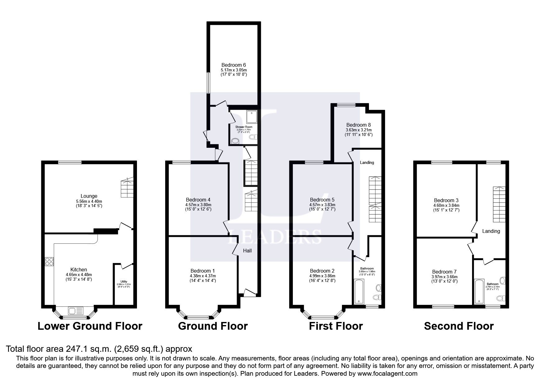 Gregory Boulevard, Nottingham, Nottinghamshire NG7, 8 bedroom semi
