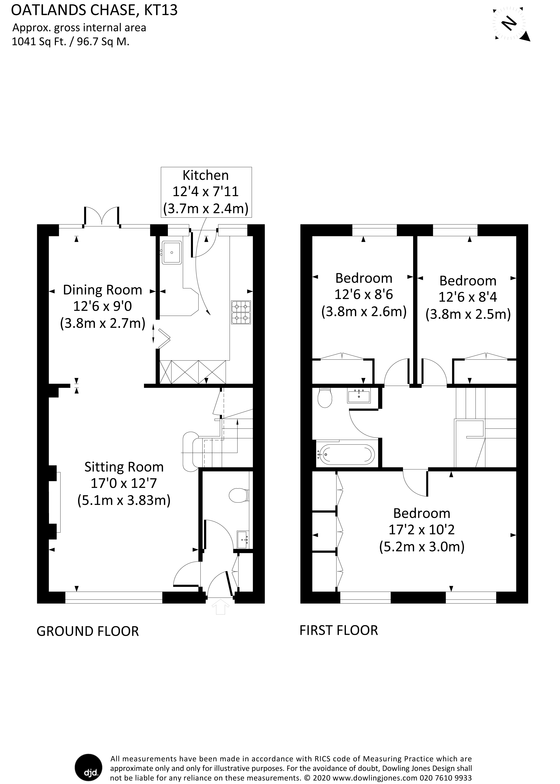 2, Regency Lodge, Oatlands Chase floorplan