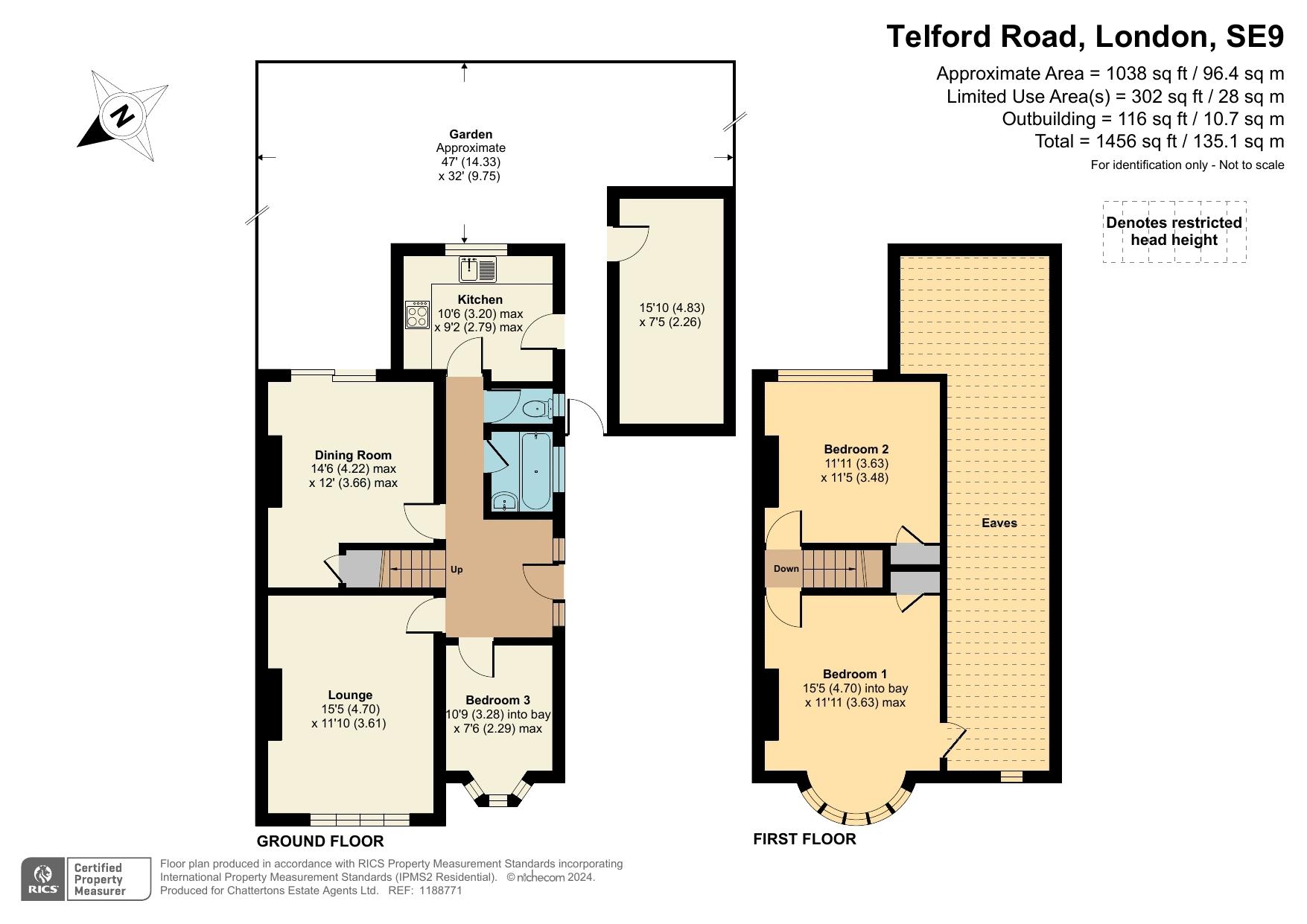 Telford Road, London SE9, 3 bedroom semidetached house for sale