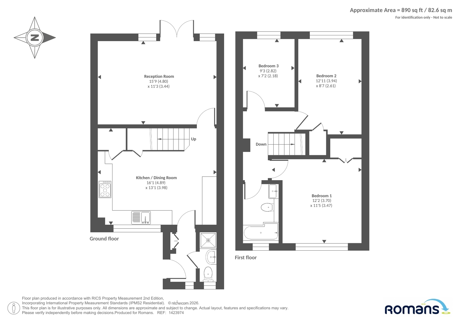 61, Ruddlesway, Berkshire floorplan