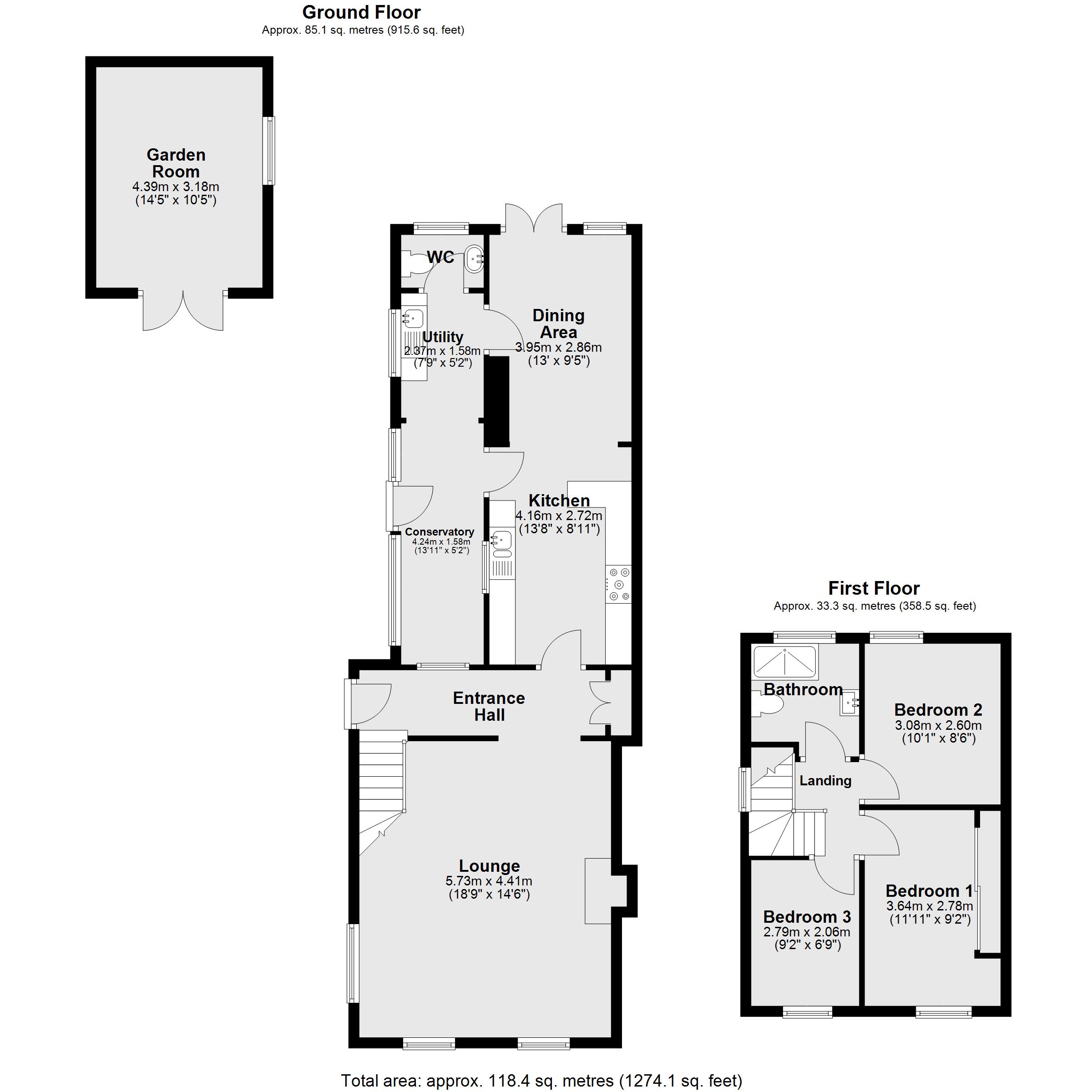 1, Lincoln Road, Lincoln floorplan