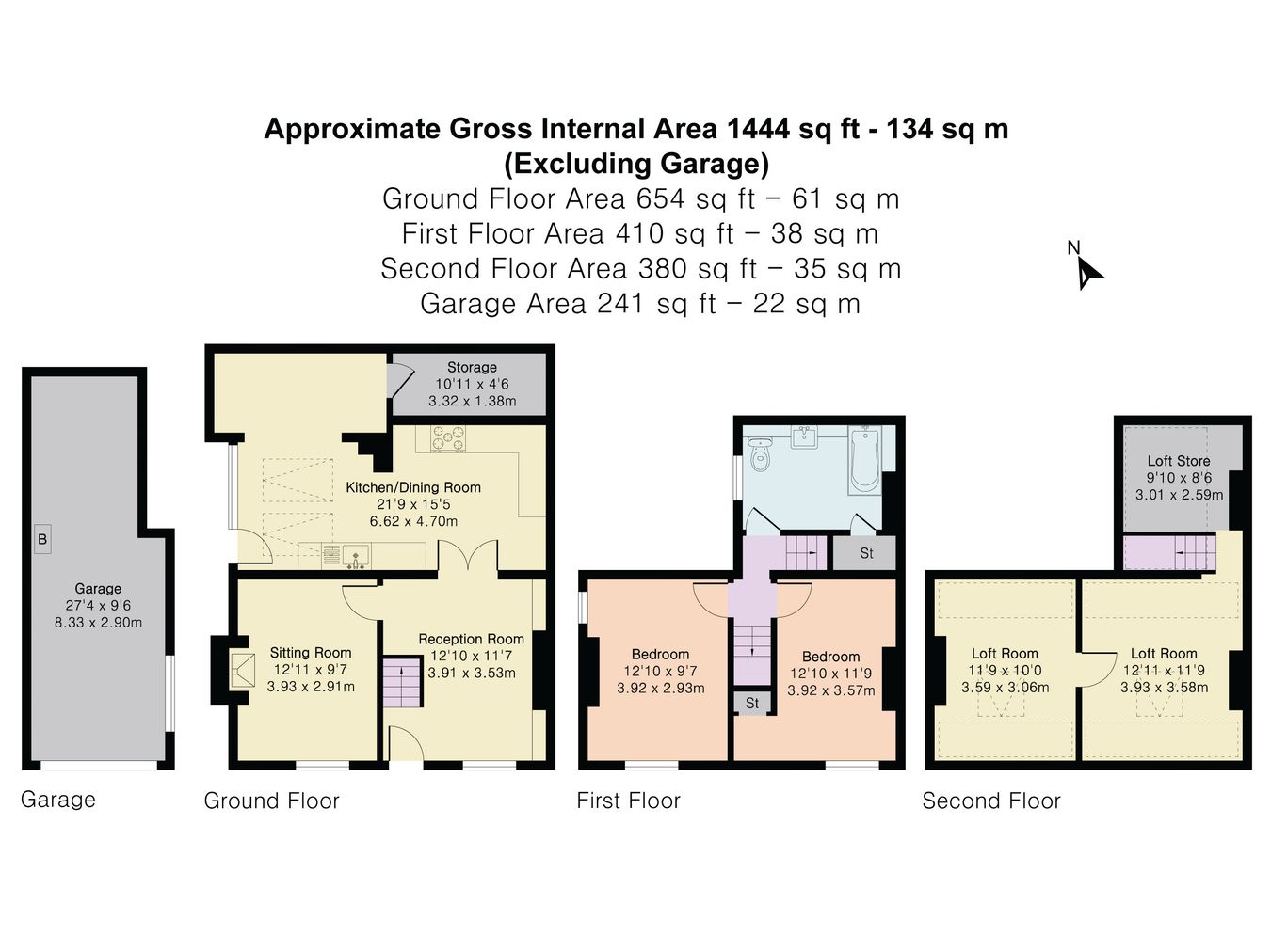 2, Hillside, STROUD floorplan