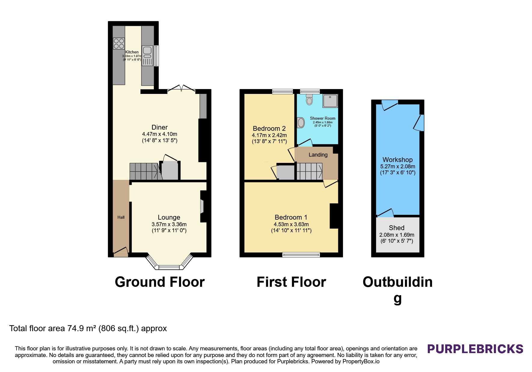 22, Corsham Road, Paignton floorplan