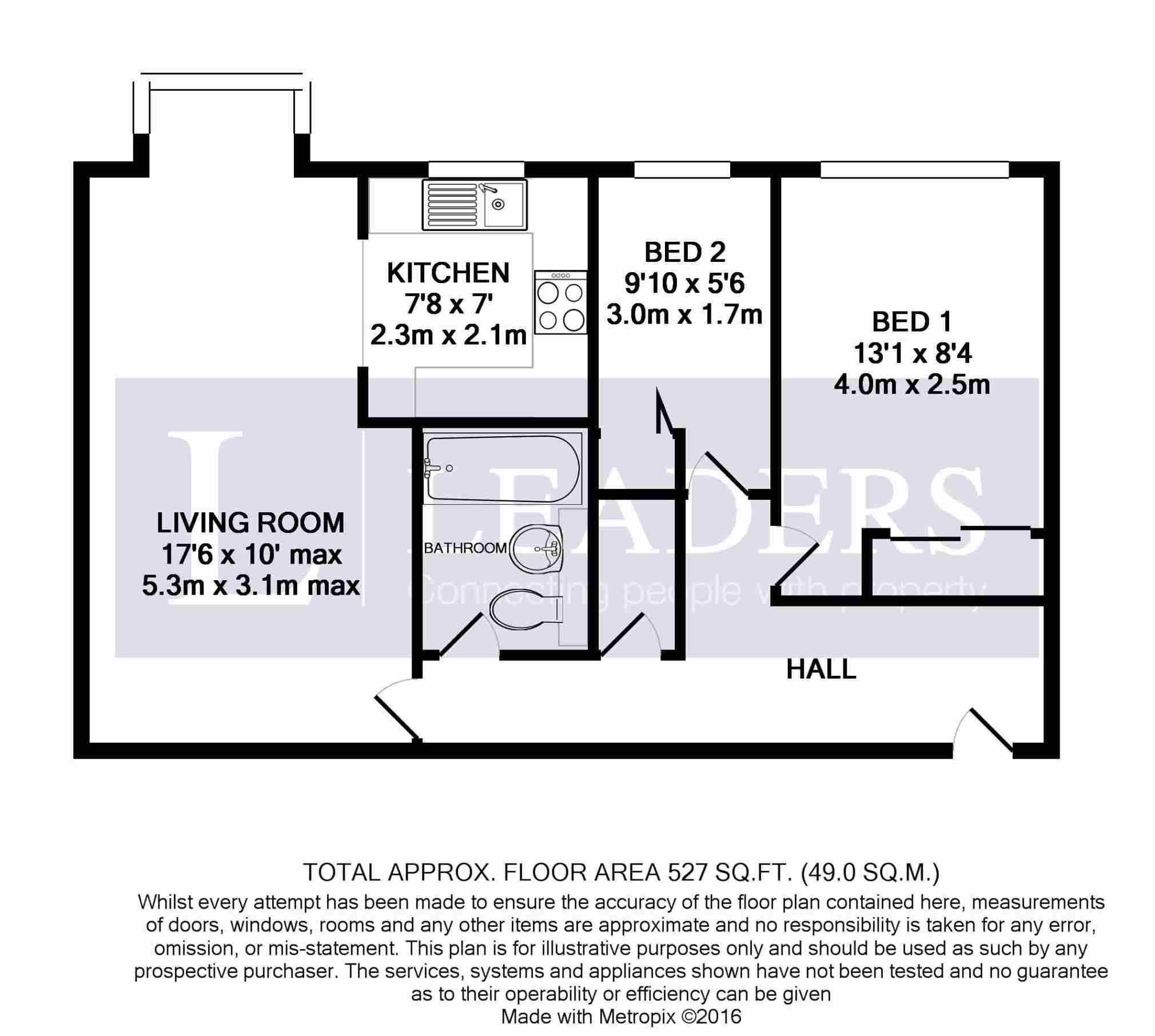 2 Bedrooms Flat to rent in The Maples, Granville Road, St Albans AL1