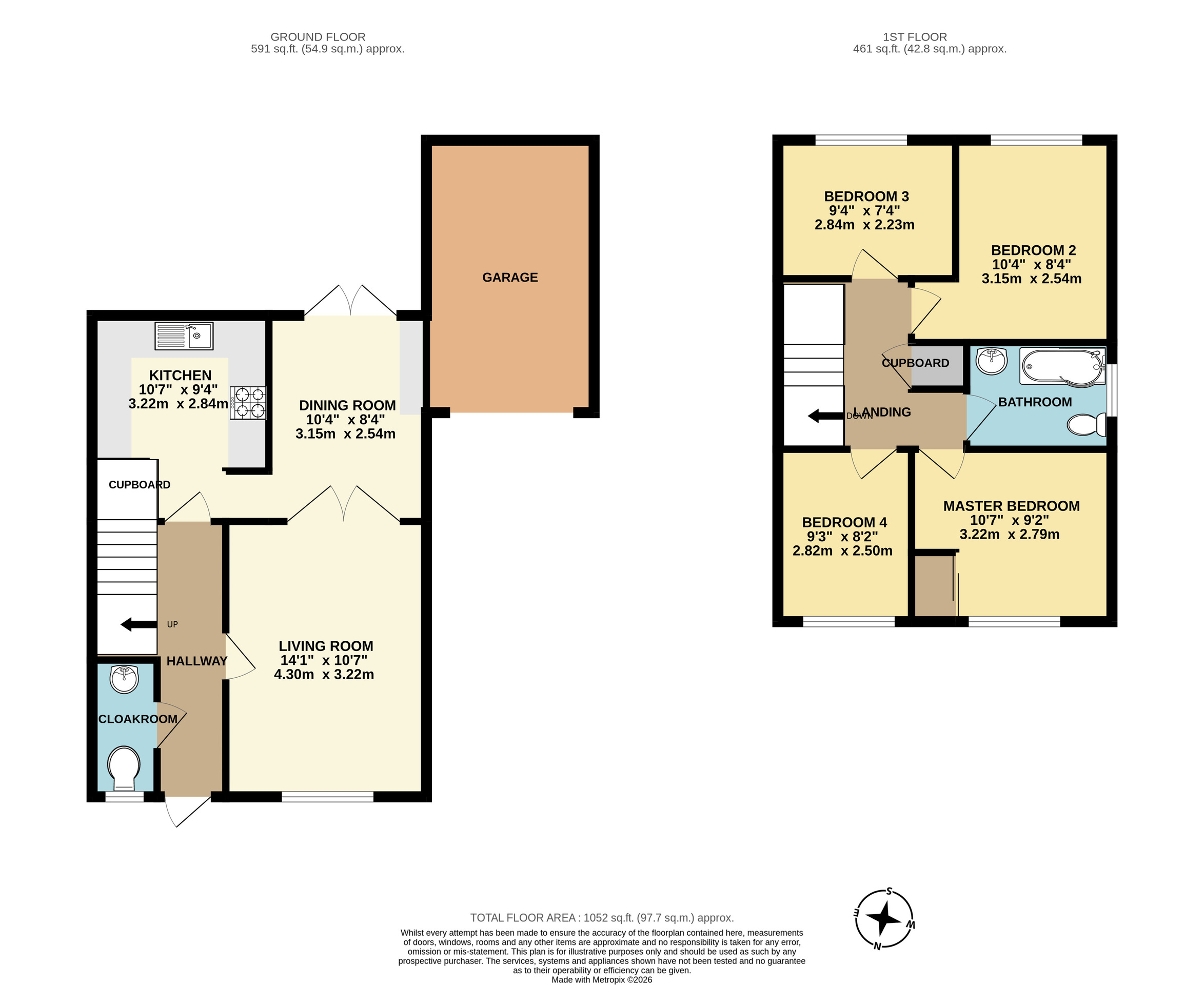 42 Trinity Road, Taunton floorplan